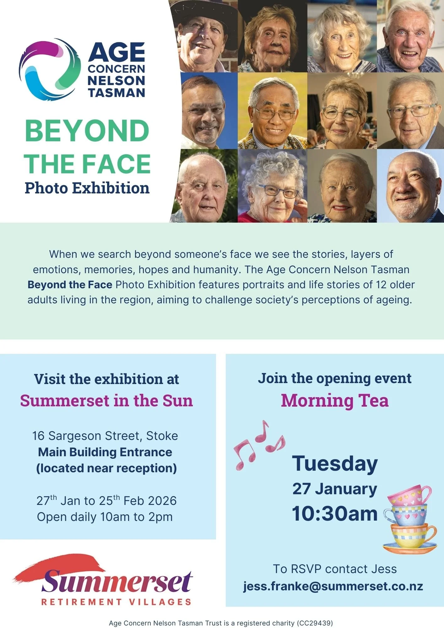 Poster for Age Concern Photo Exhibtion