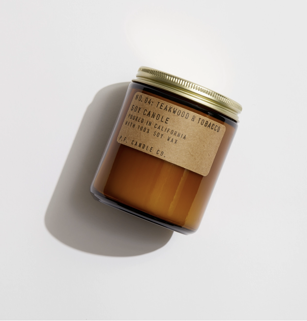 Teakwood and Tobacco Large Concentrated Candle  12.5 oz