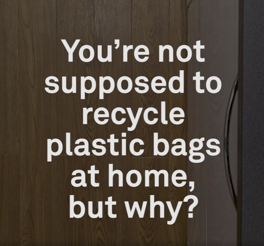 Why you shouldn't recycle plastic bags at home (PBS NewsHour - Editor)