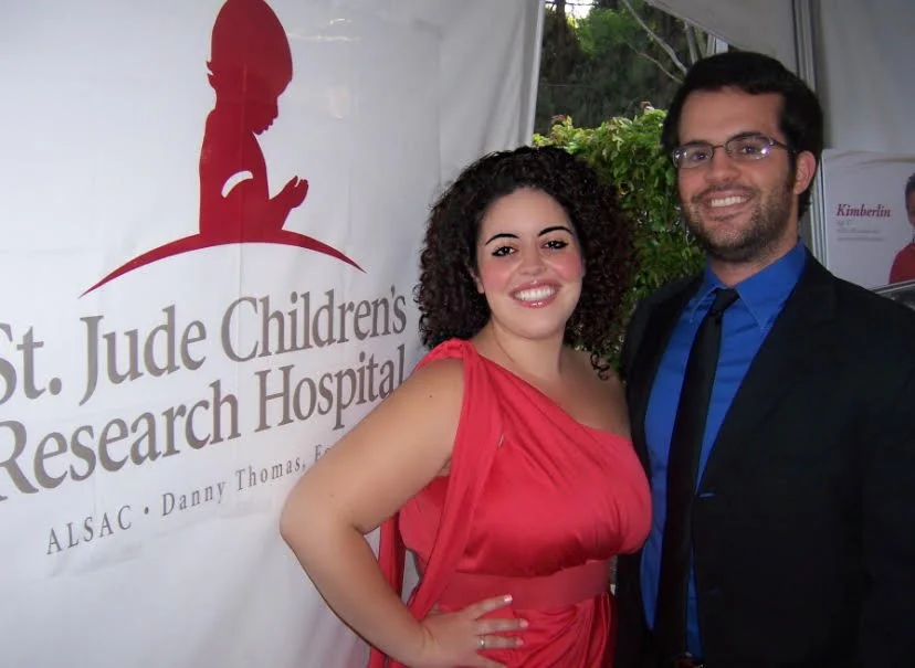 Dr. Regueiro and Elio Regueiro at a fundraiser for St. Jude Children's Research Hospital 