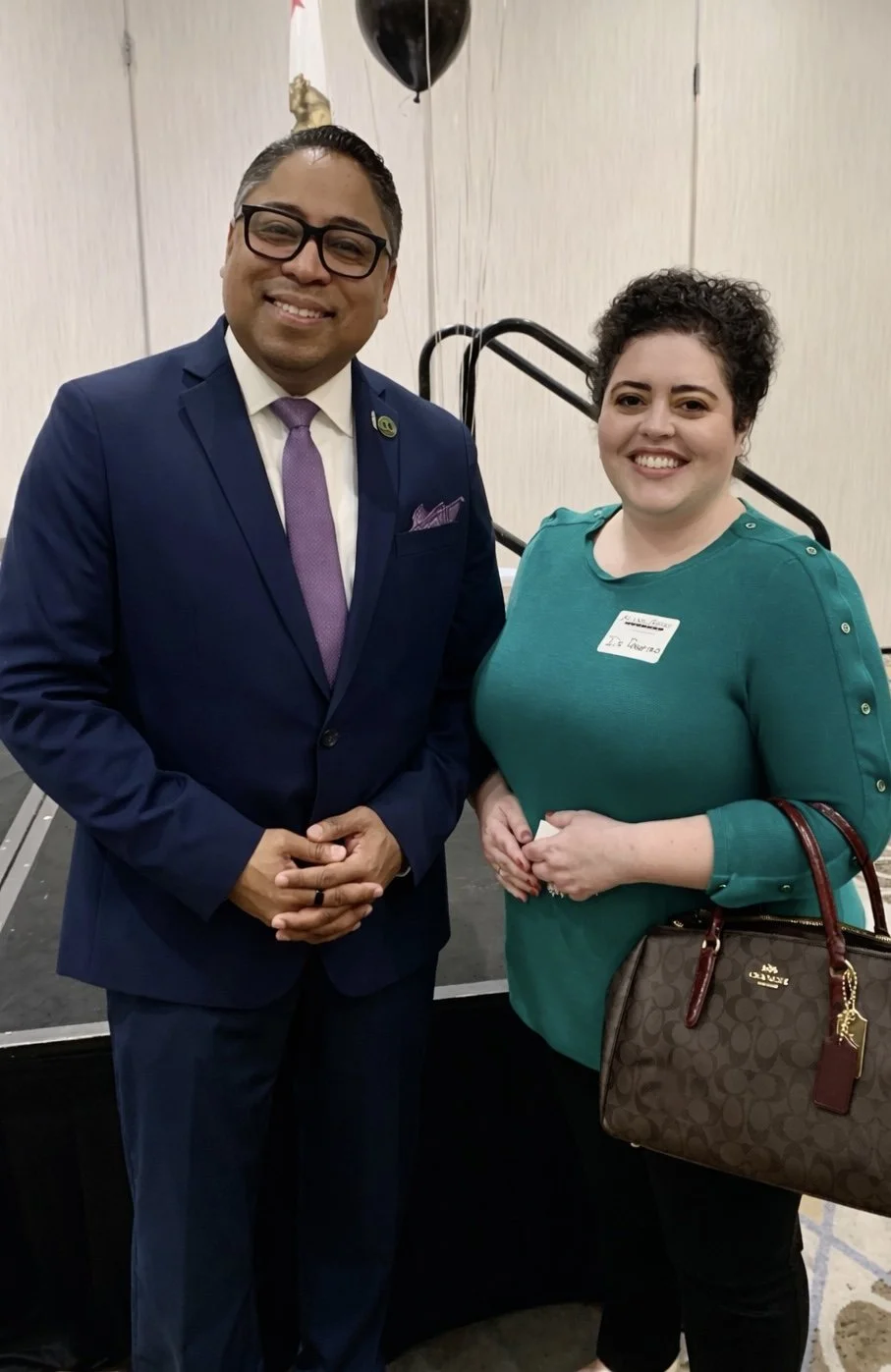 Dr. Regueiro with California Assemblyman Jeff Gonzalez at the Inland Empire Caucus' 21st Annual Legislative Breakfast to Address Regional Needs (2025)