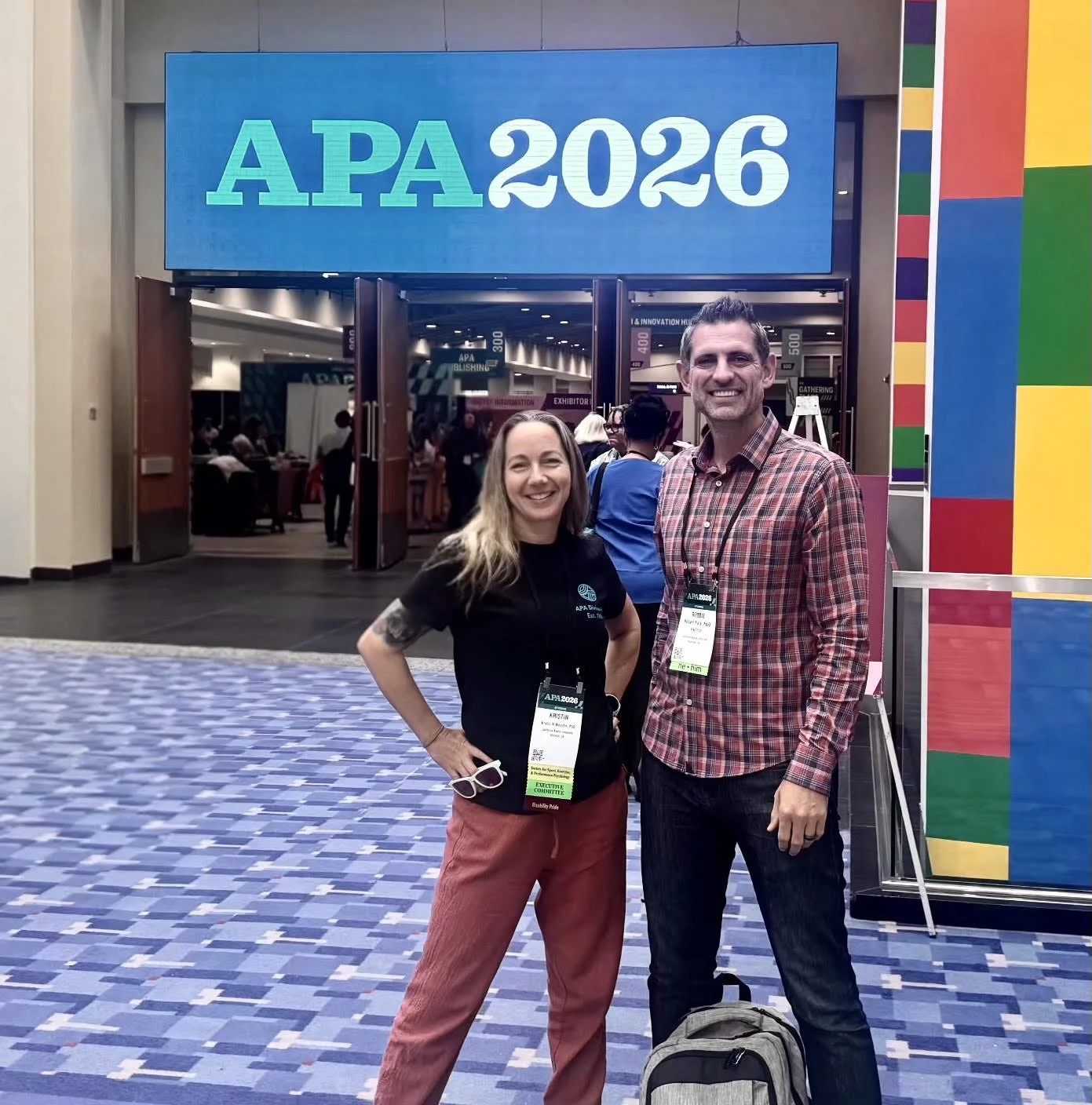 Drs. Mauldin and Pate at the APA convention in Washington, D.C. (2026)