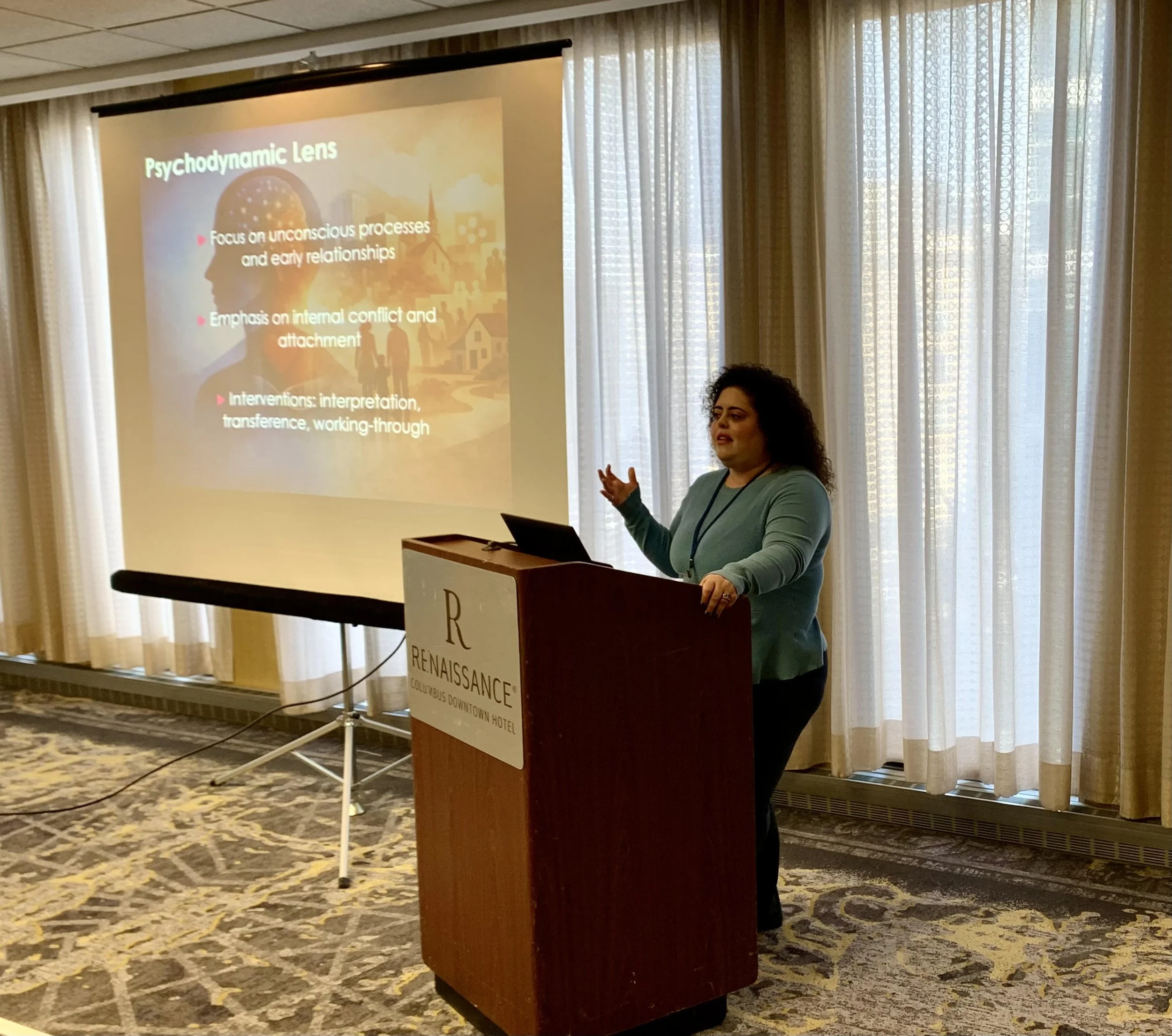 Dr. Regueiro presenting at the CAPS conference in Ohio (2026)