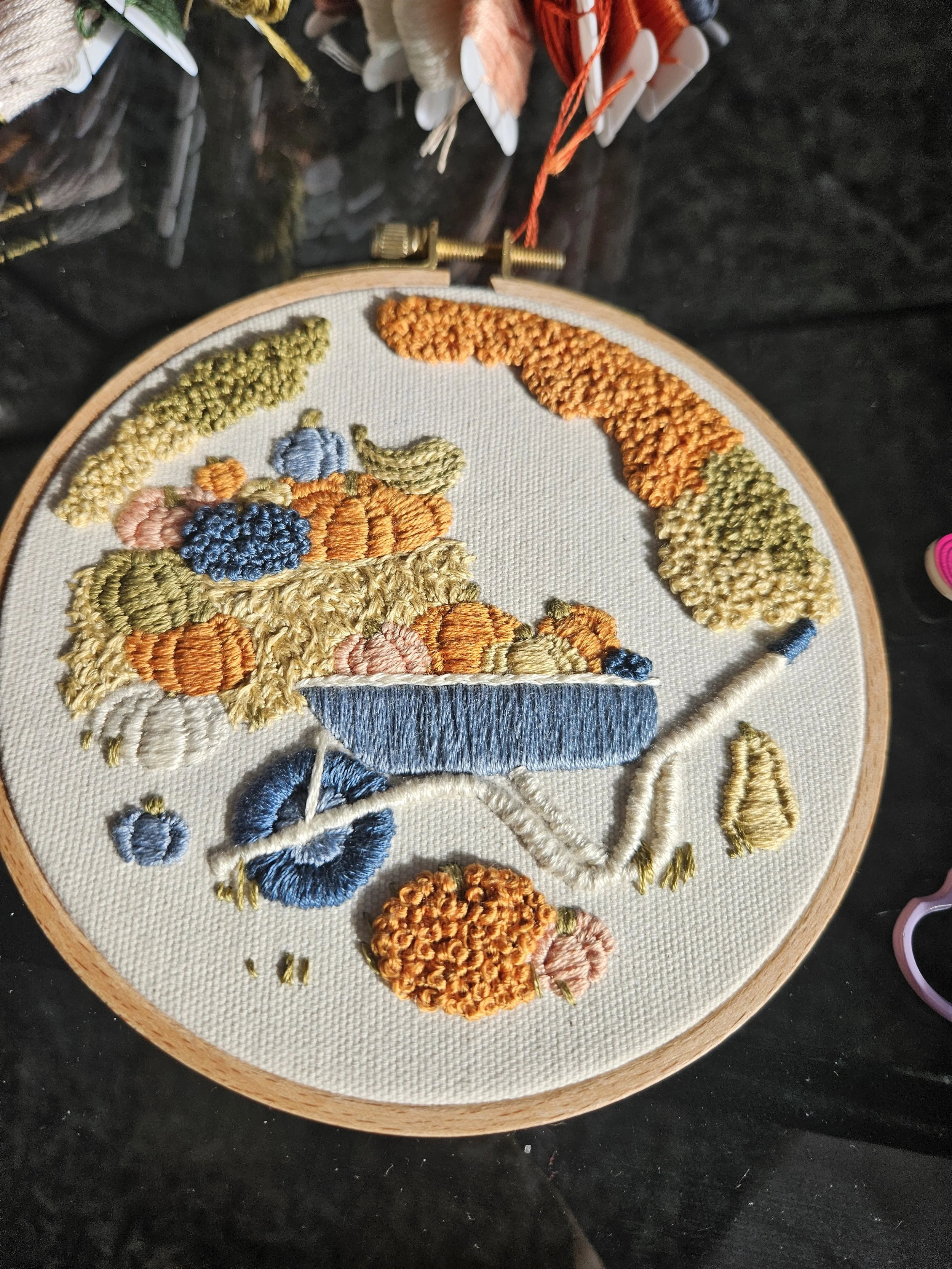 "Champ de citrouilles" par Aurélie C.-M.
