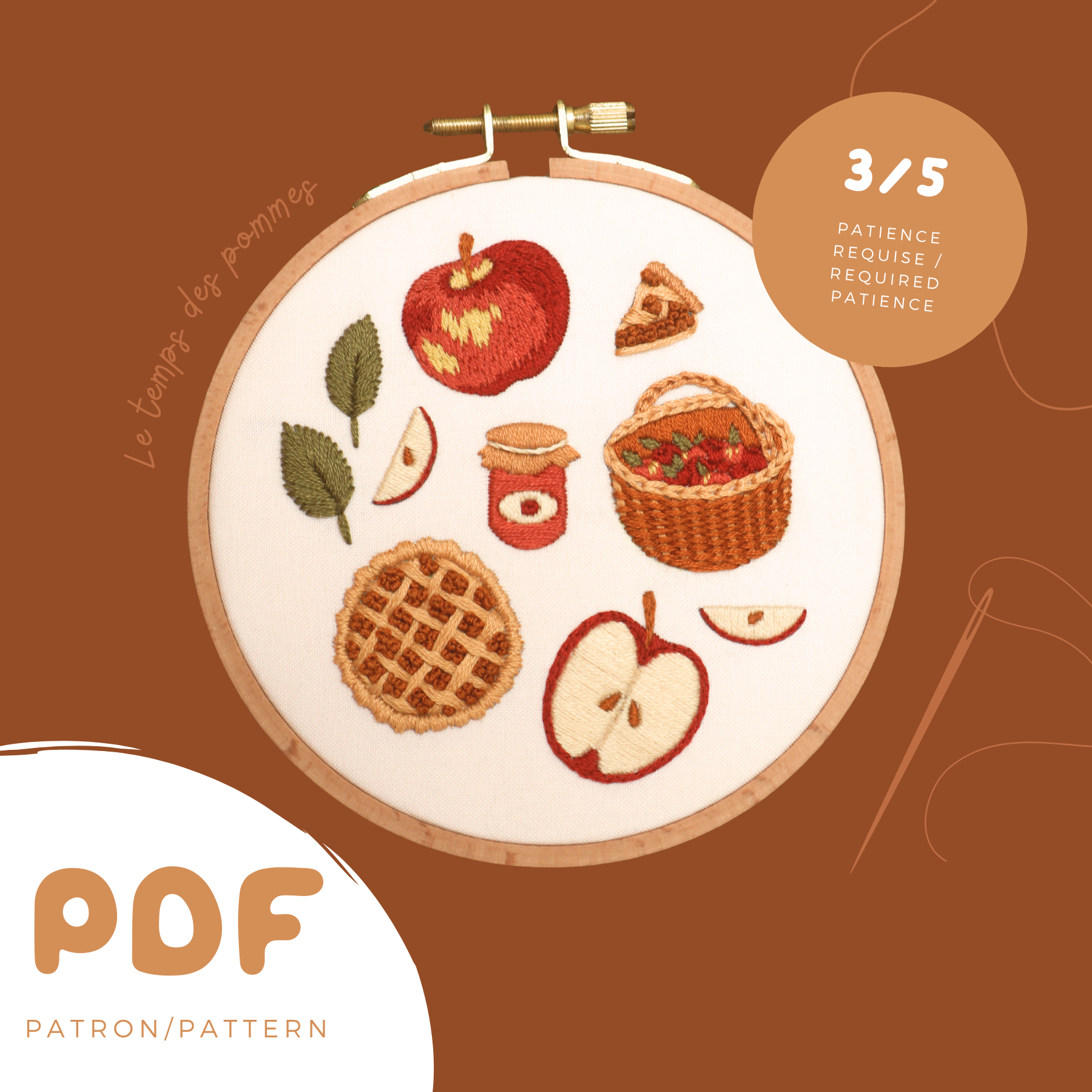 Patron PDF - Le temps des pommes