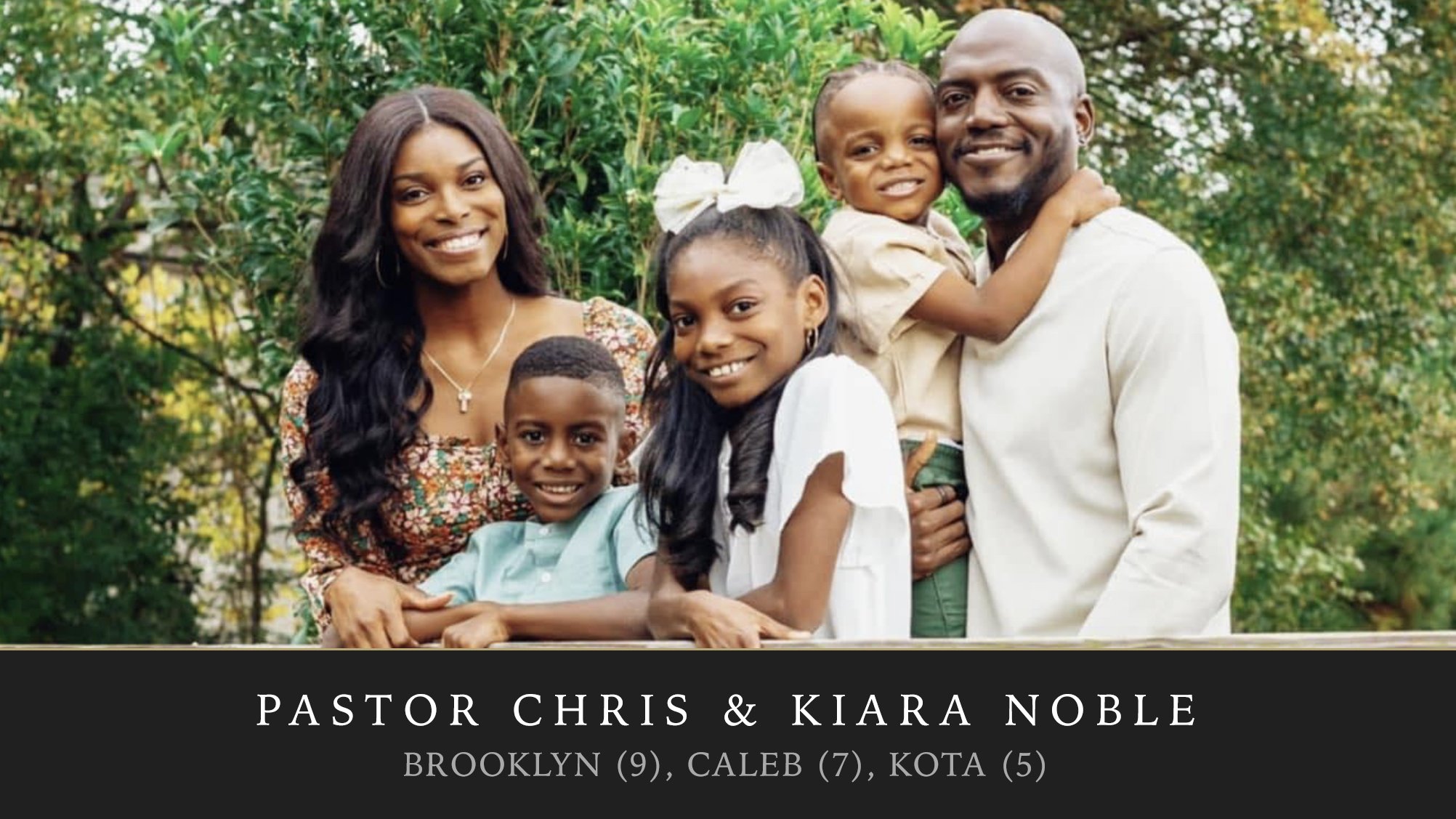 Welcome High School Pastor Chris Noble