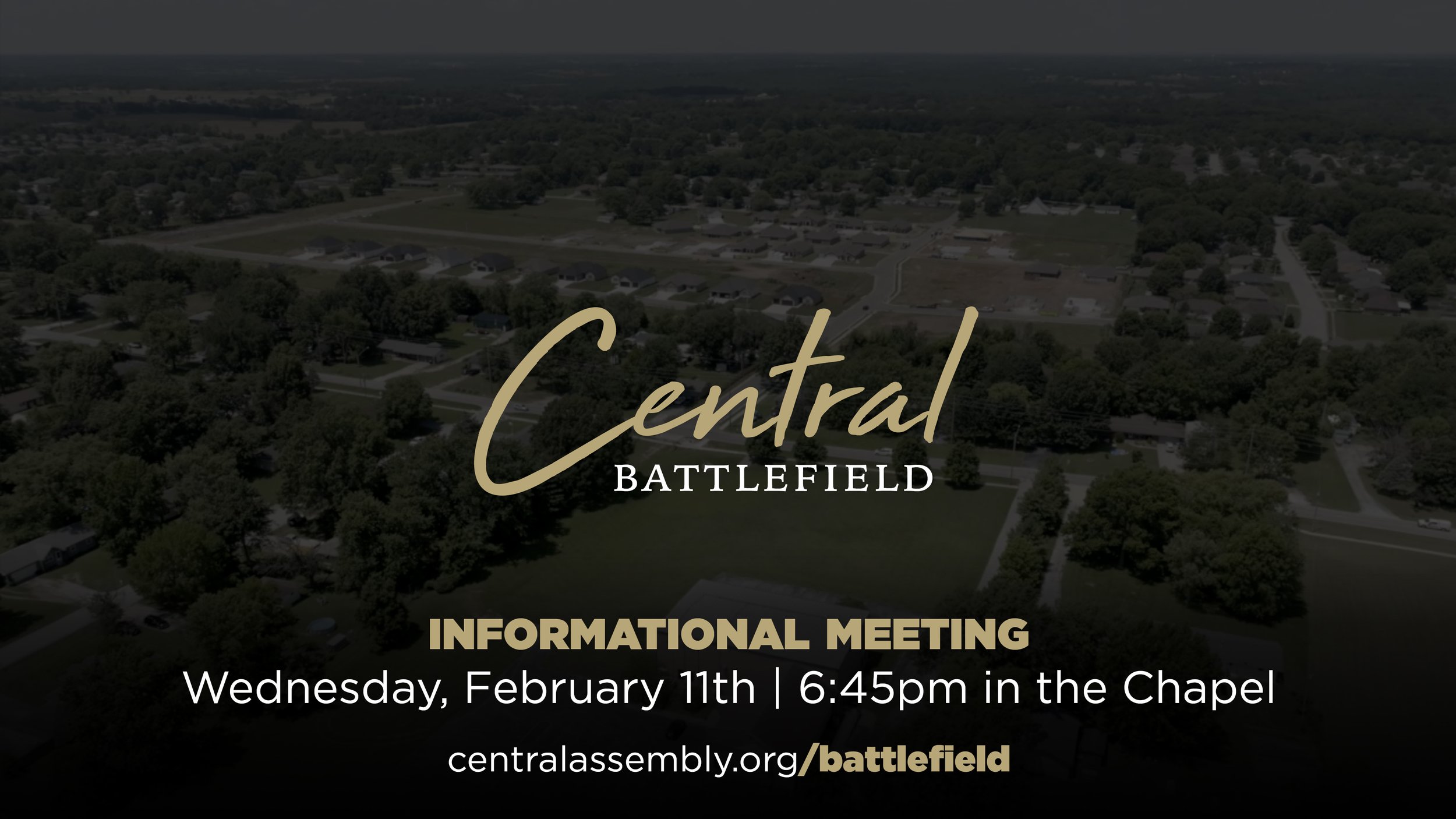 Central Battlefield Informational Meeting
