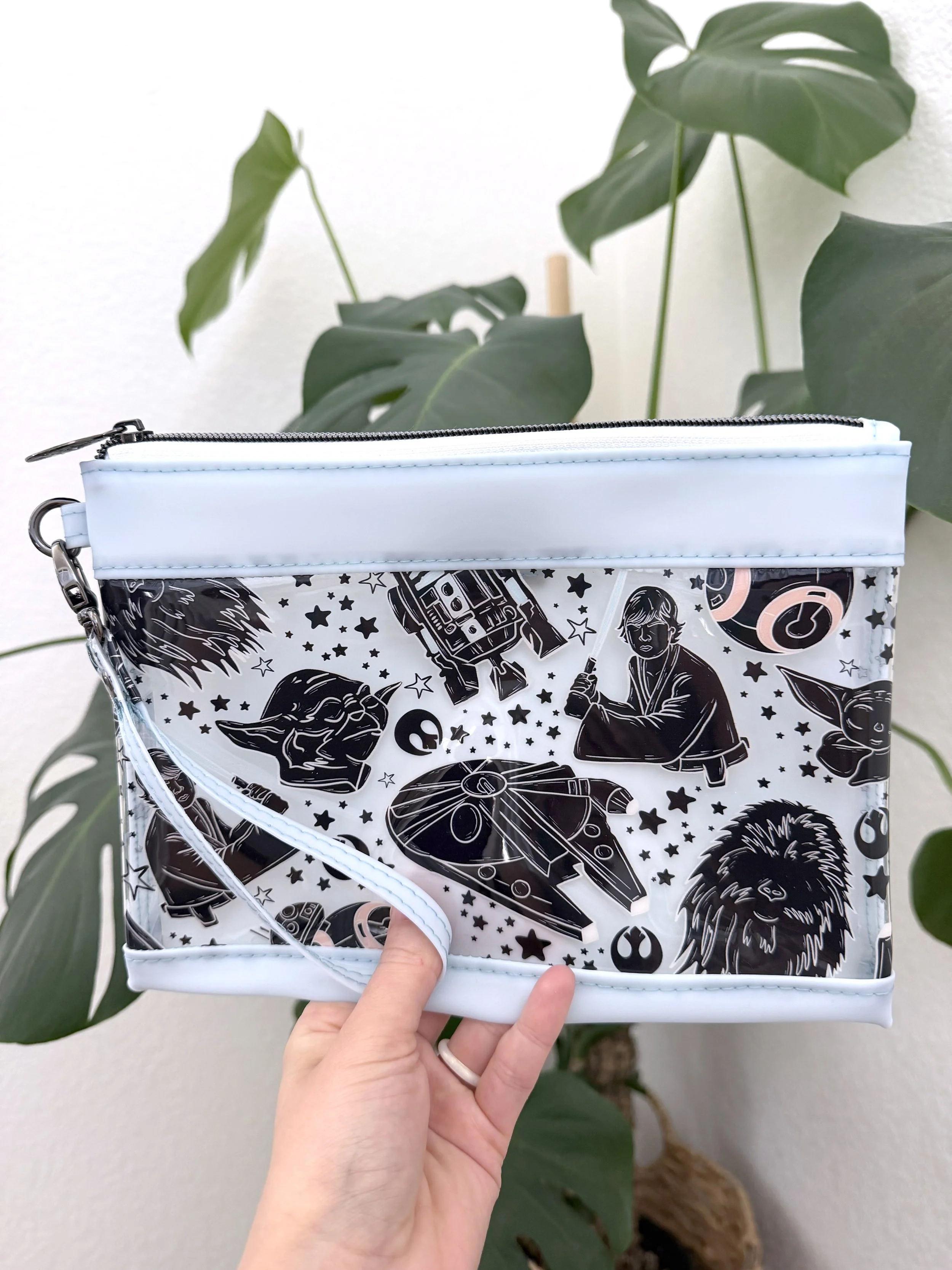 Silhouette Wars Clear Jelly Pouch