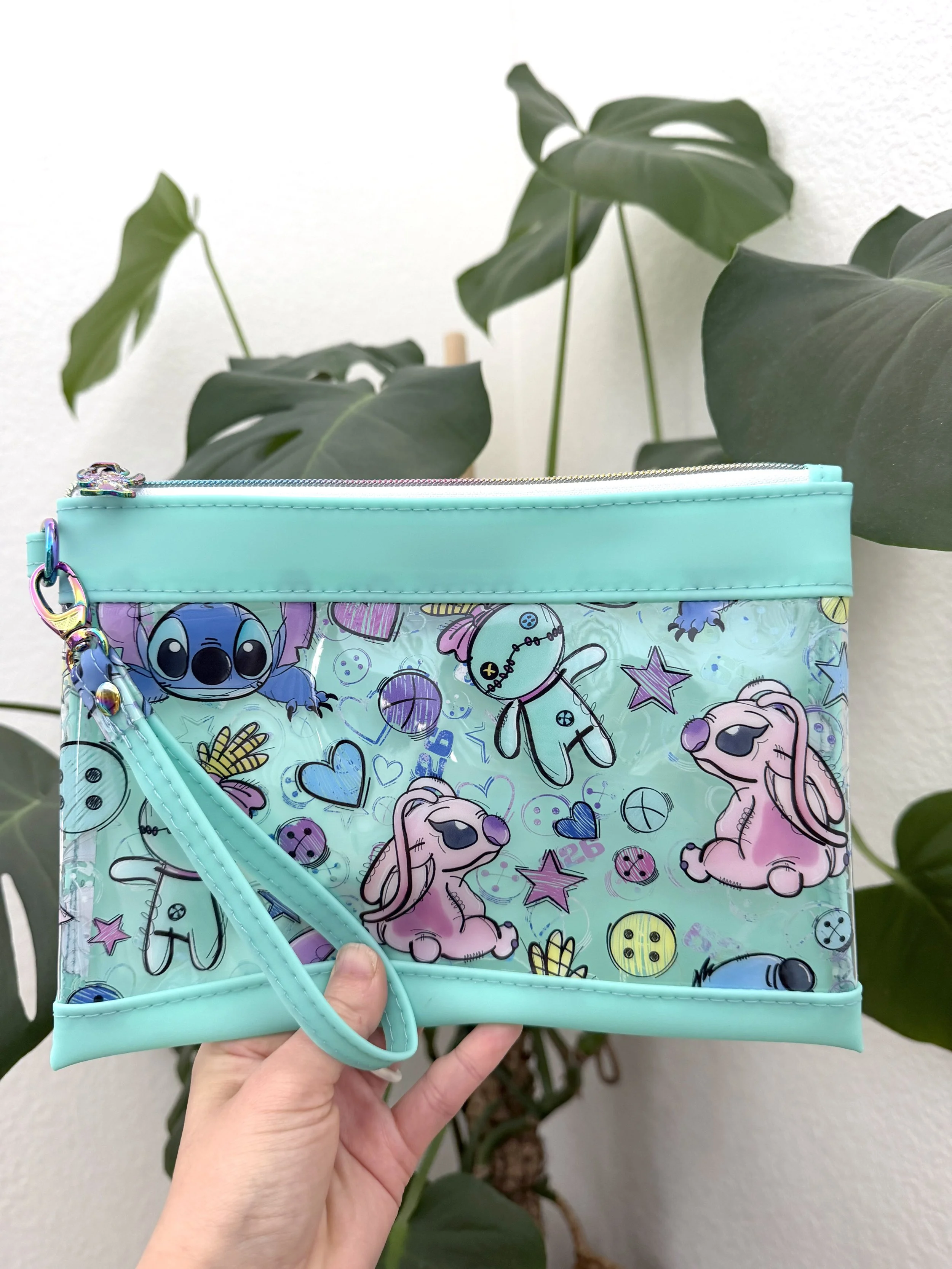 Alien Friends Clear Jelly Pouch