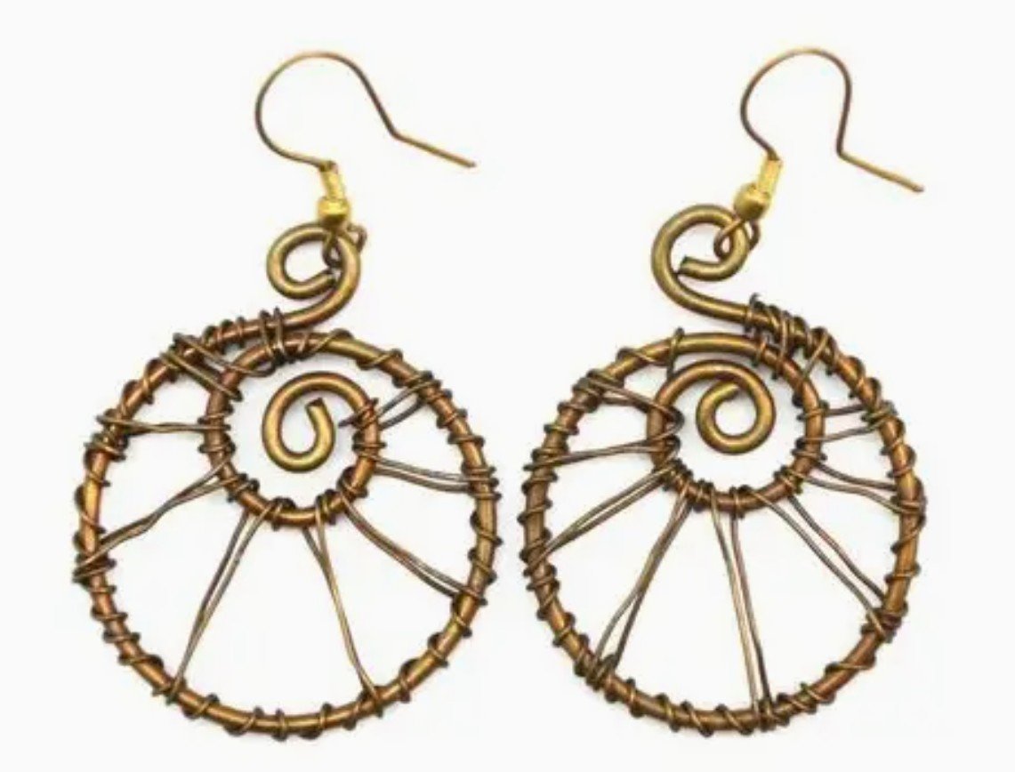 Antique Brass Spiral Earrings.jpg