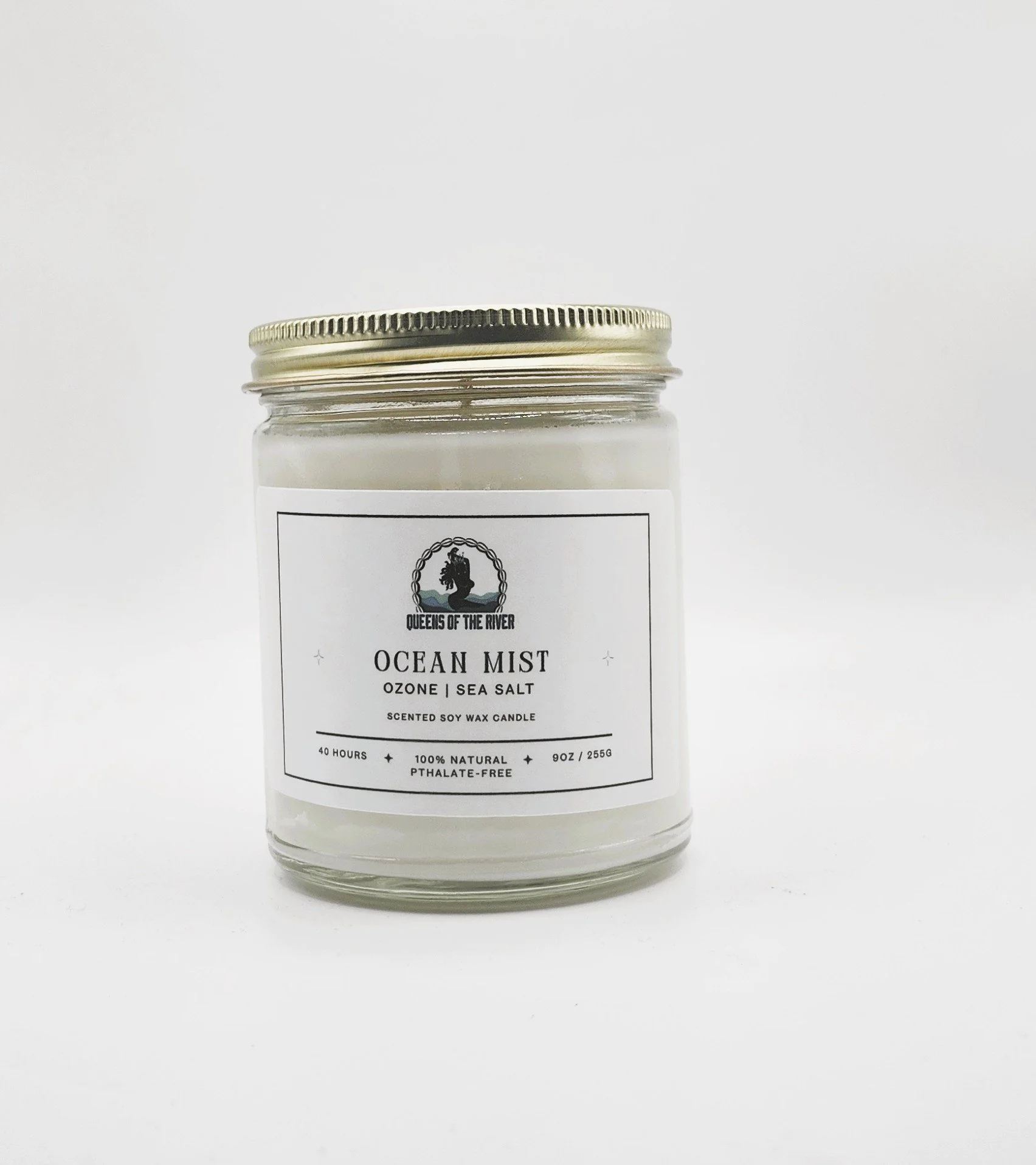 Ocean Mist Scented Soy Wax Candle