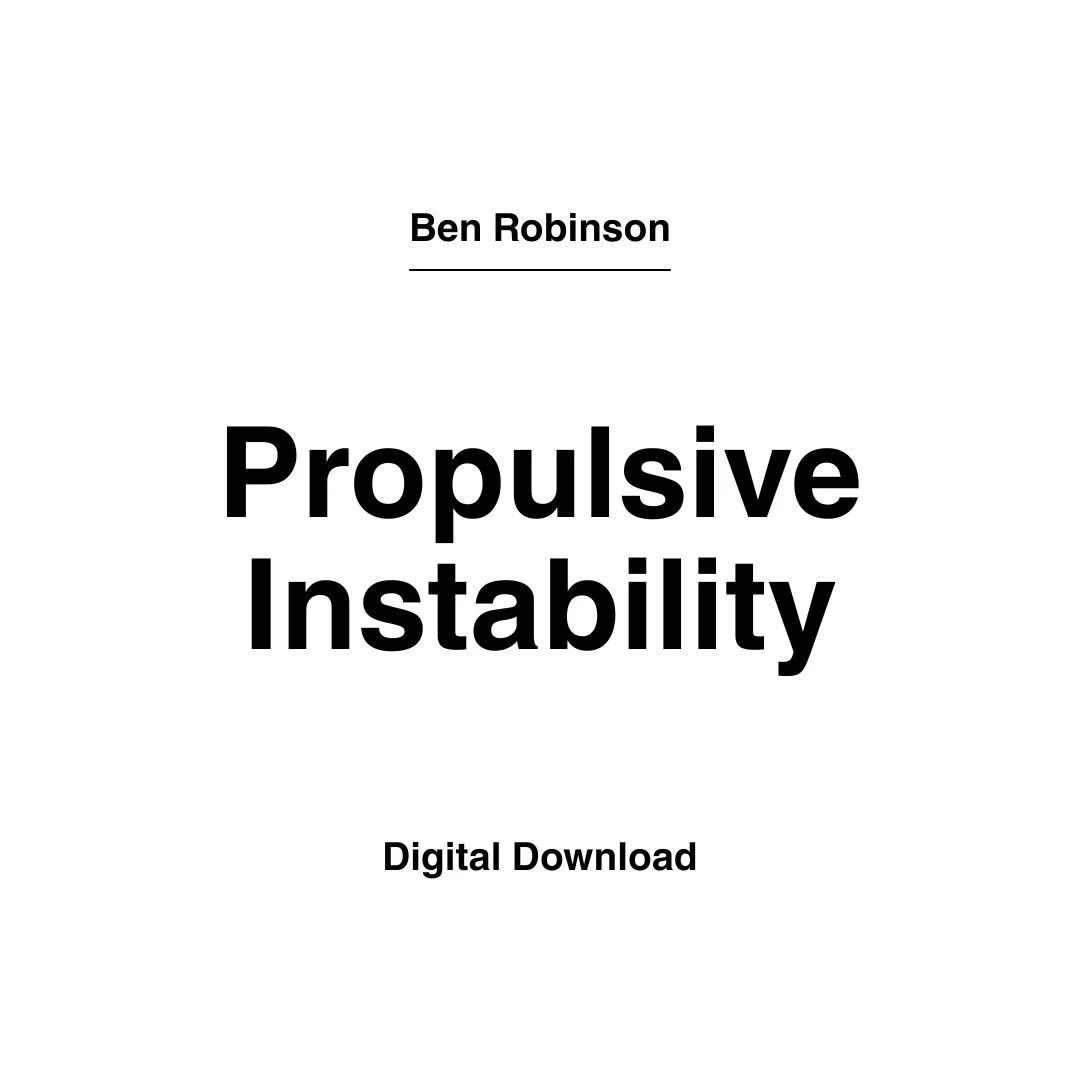 Propulsive Instability