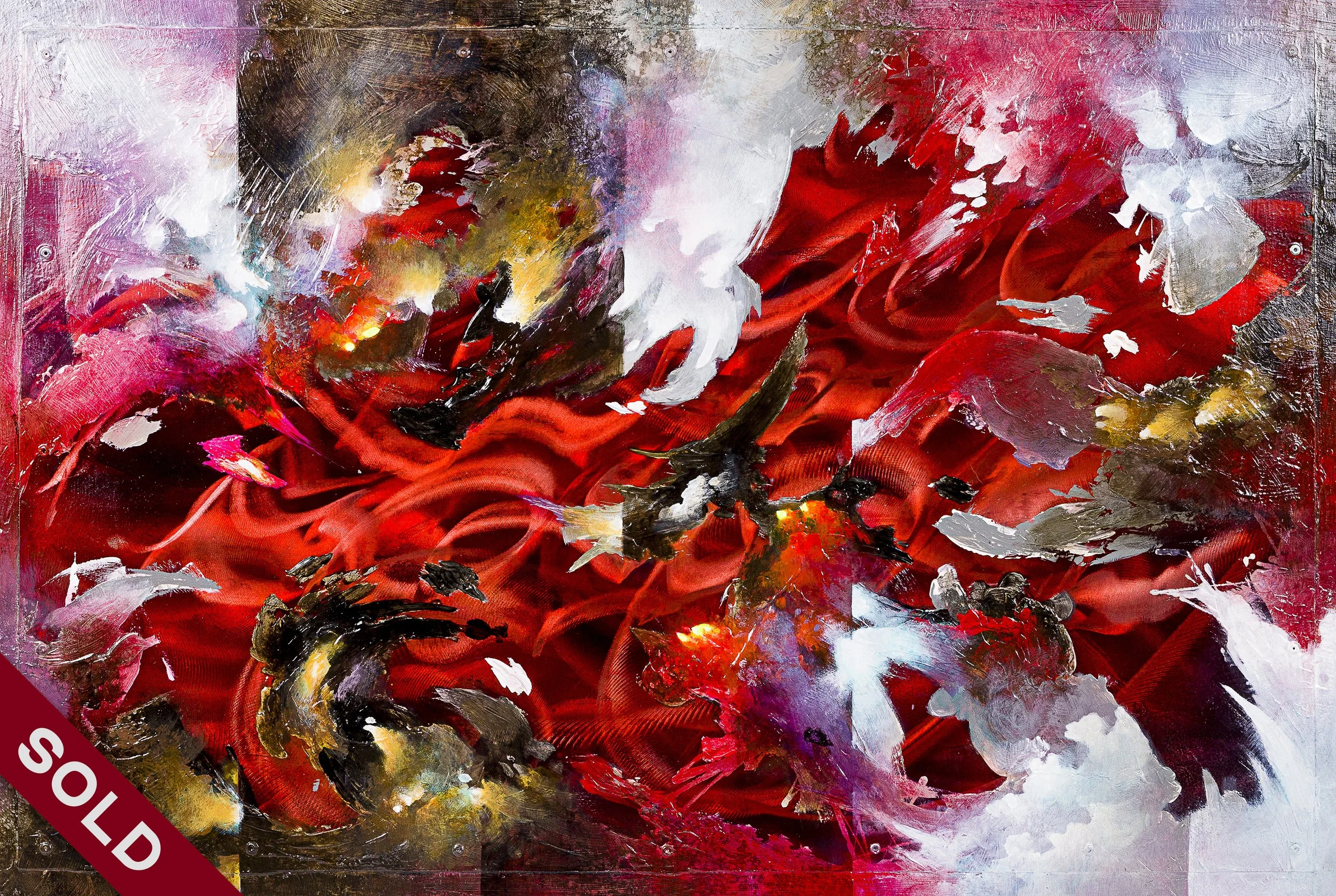 The Edge of Redemption, 
Acrylic on Mounted Metal,
Reverie™ - SOLD -