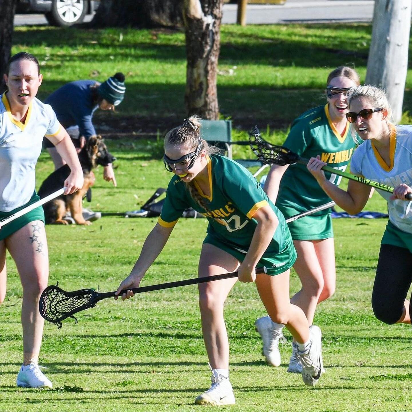 Throwback to the first Div 2 Derby of &lsquo;22 💚💛 #runwiththepack 📷 @wa.lax.pics