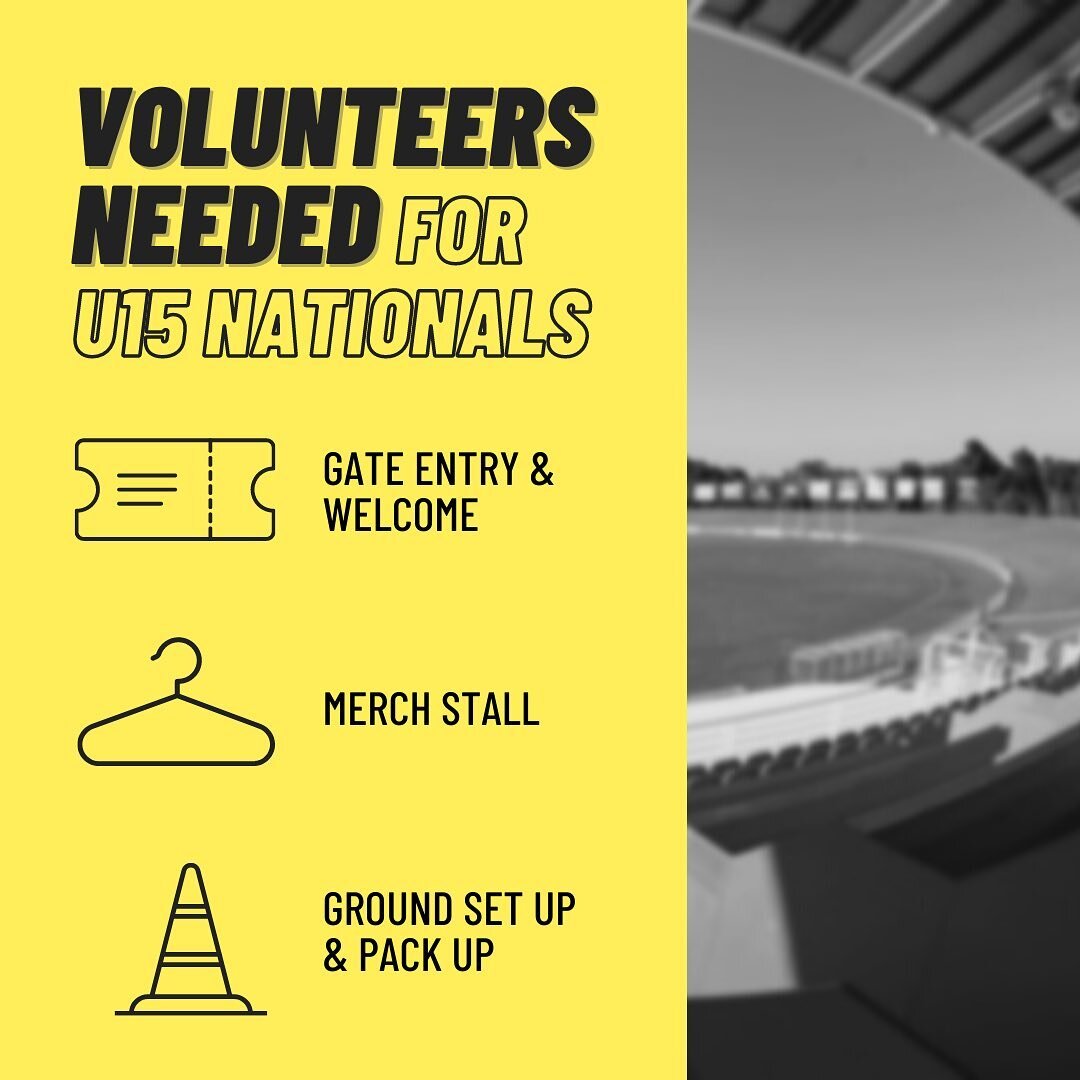The U15 National Tournament is set to be a jam-packed week! We need a solid roster of vollies each day, from Wed 28 Sep to Tue 4 Oct. Please get in touch if you're free so we can plan ahead, allocate roles and spread the load 🫶 These are just a hand