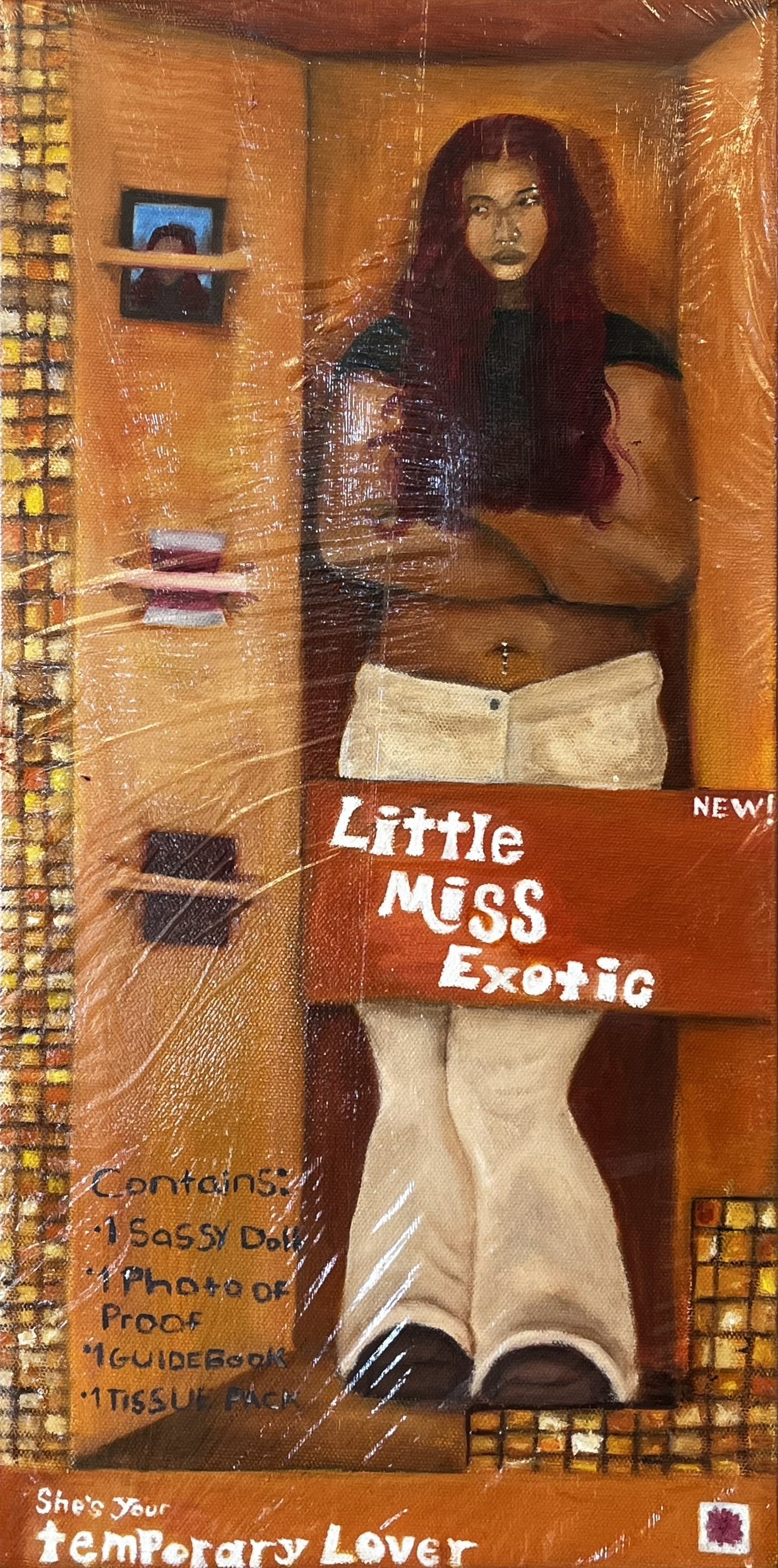 LIMITED EDITION: Little Miss Exotic! (2023) | Oil and acrylic on pre-stretched canvas