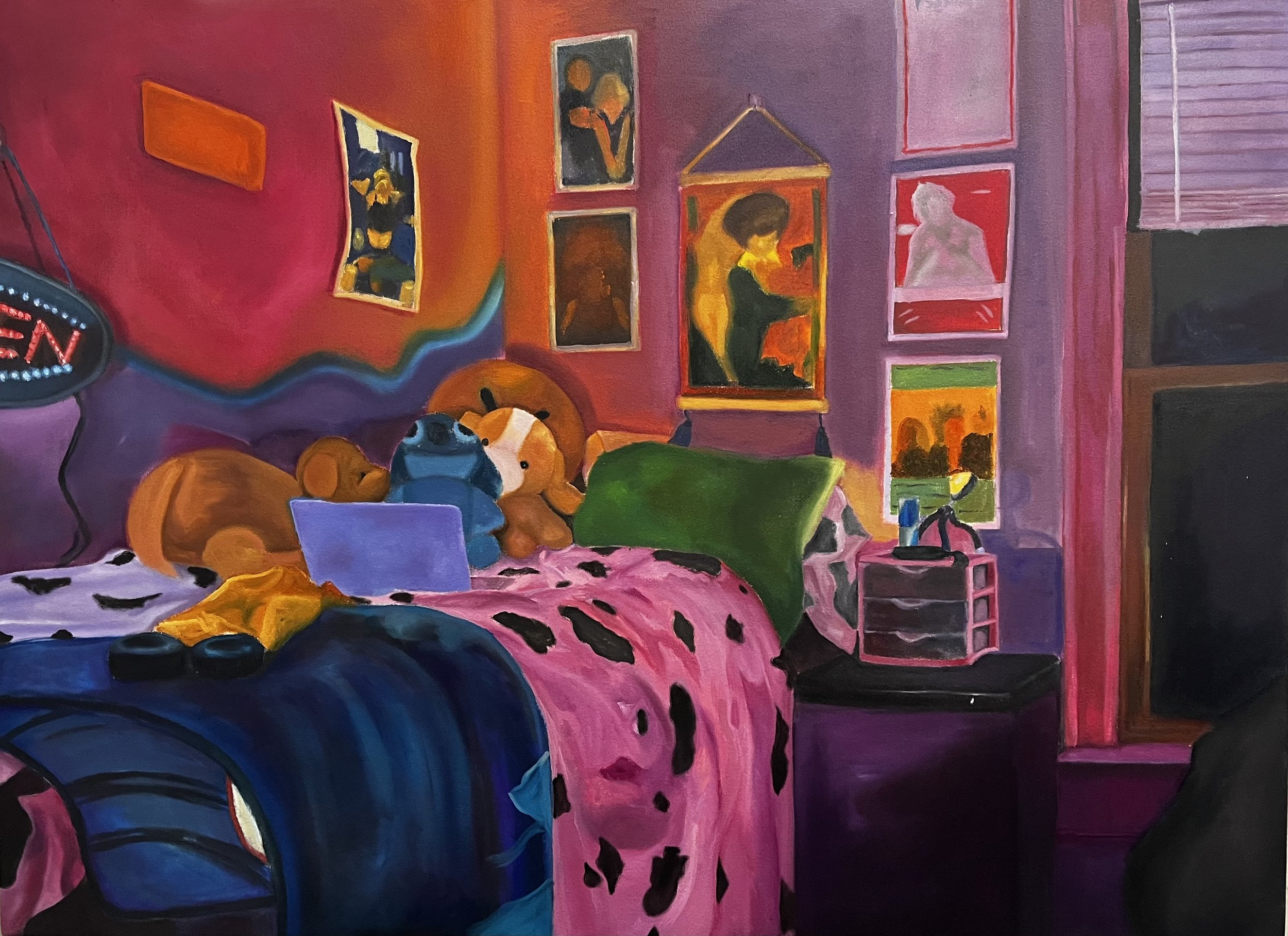 Upstate Solitude (2022) | Oil on stretched canvas