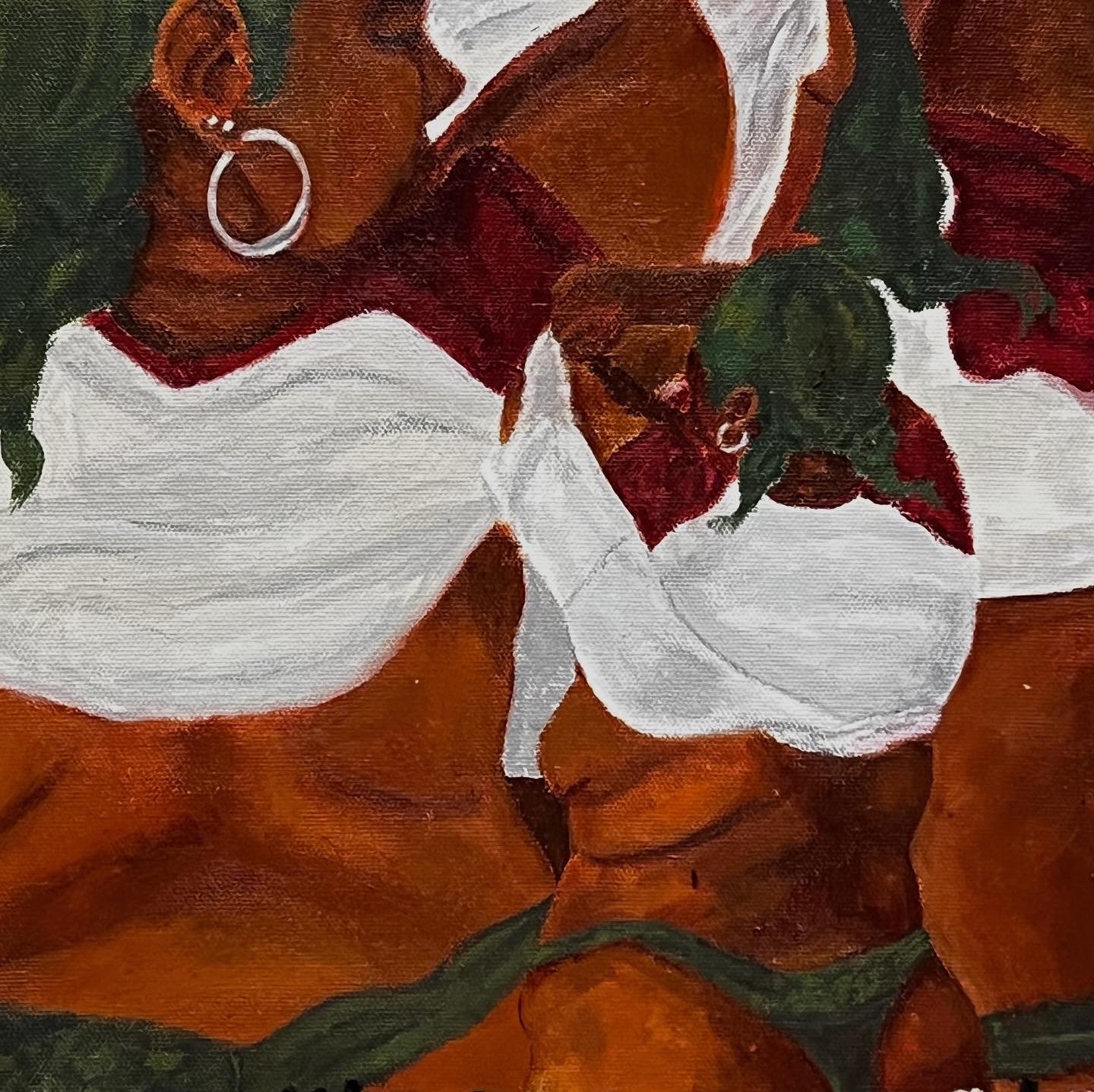 Skintight (2022) | Acrylic on pre-stretched canvas