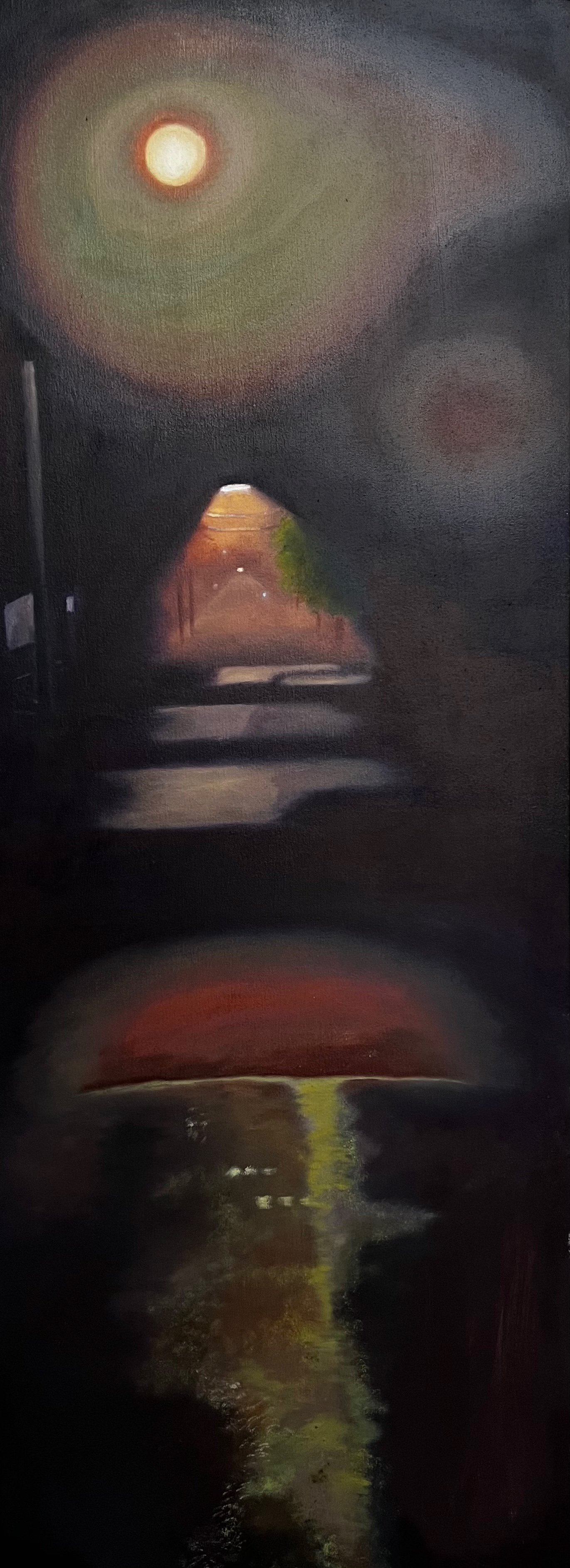 Kirkland Street Duo (2022) | Oil on stretched canvas
