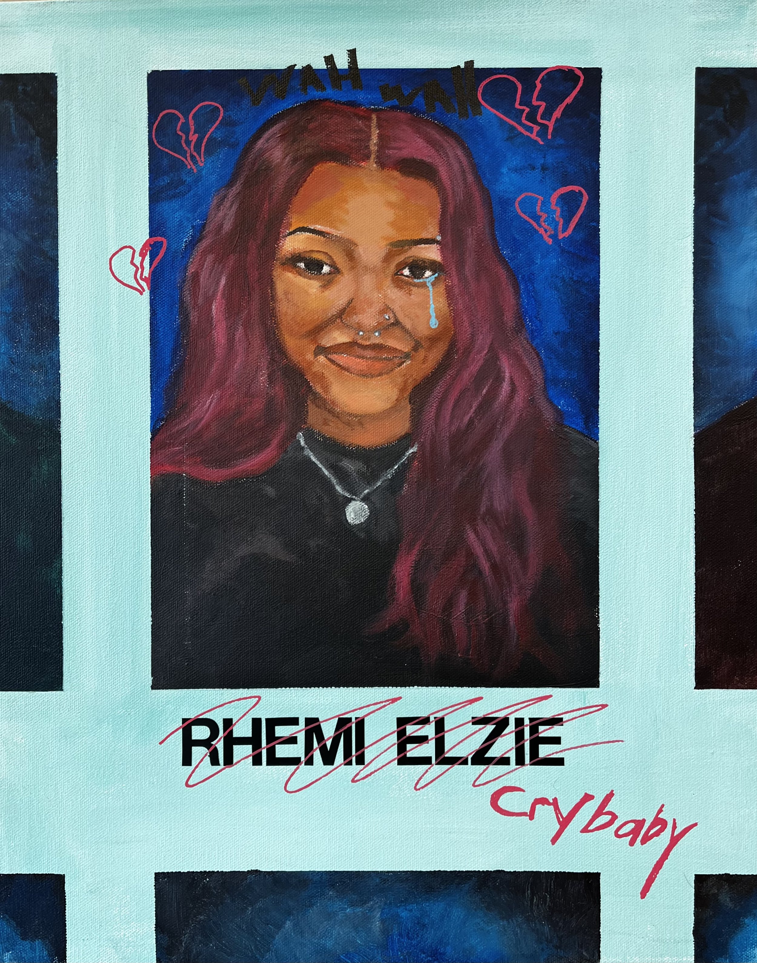 Crybaby (2023) | Acrylic on pre-stretched canvas