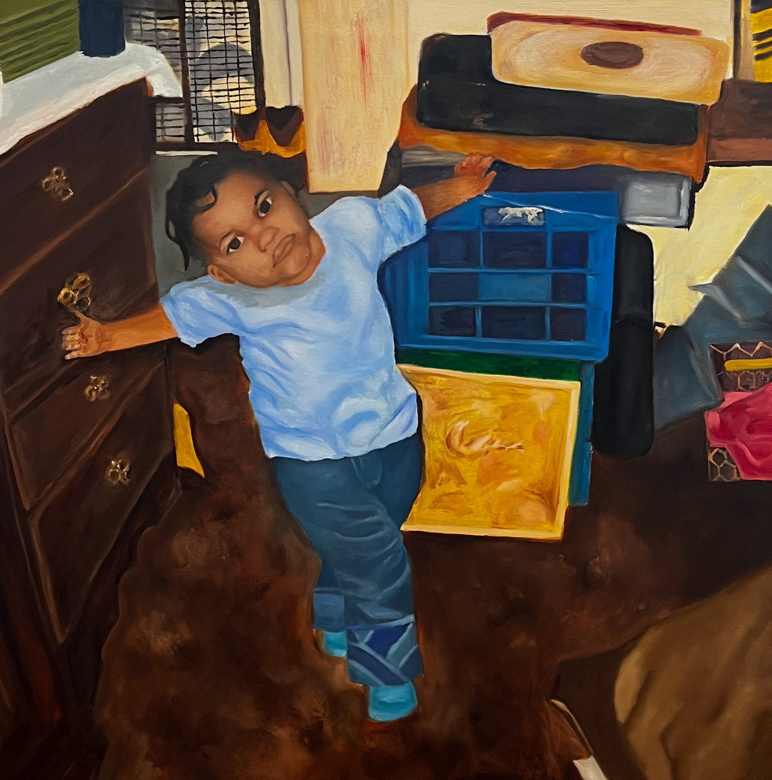 For Her (2022) | Oil on pre-stretched canvas