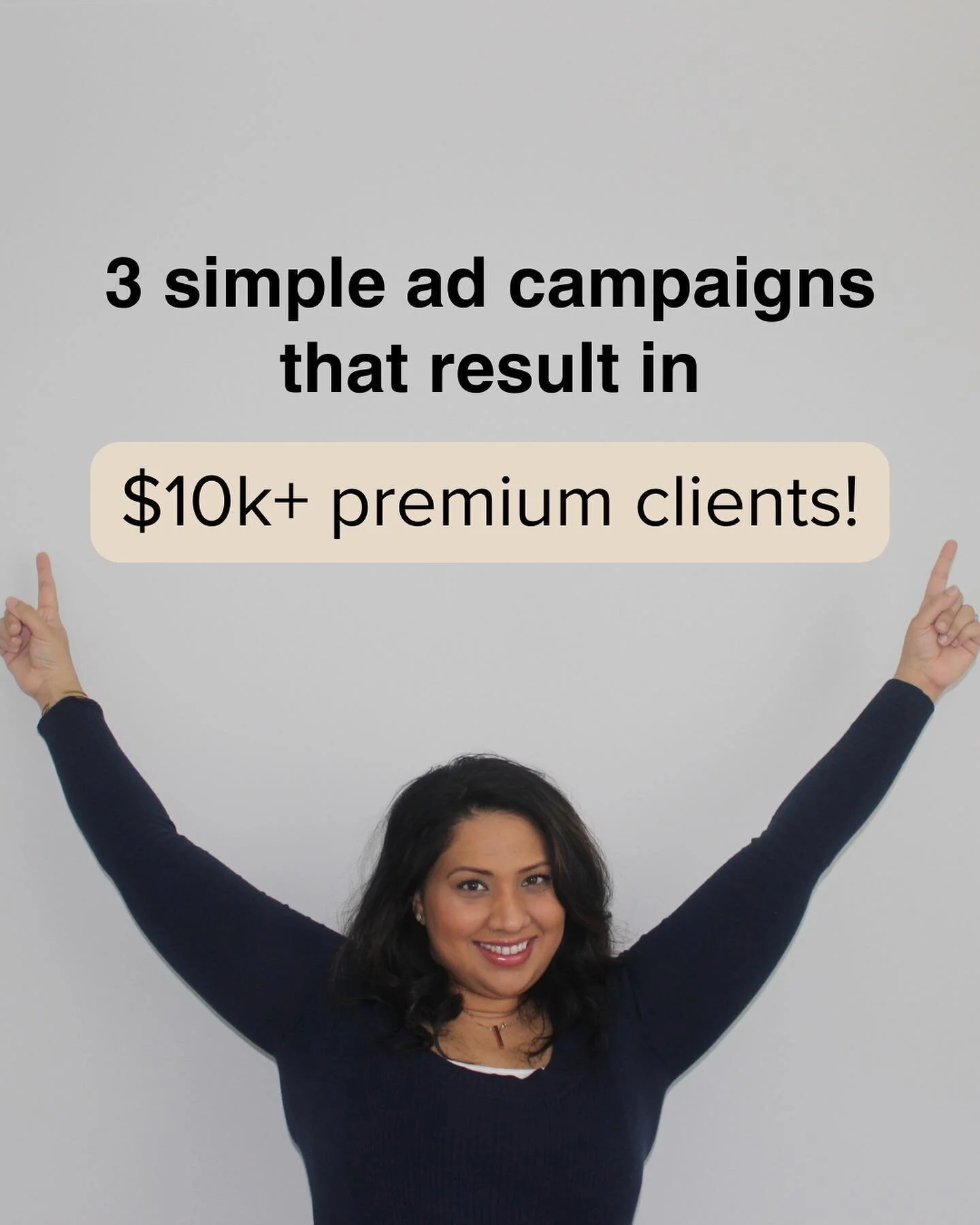 Spending $10-$20/day on ads that bring the RIGHT people directly to your business is a no-brainer

Especially when that $10-$20 can literally result in 1K, 3K, 5K, 10K+ premium clients within a matter of days!

This is exactly what I teach my clients