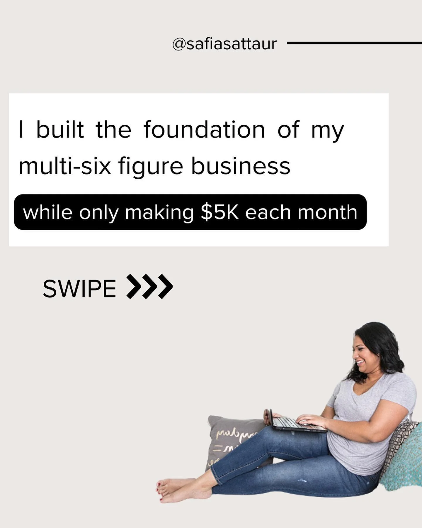 These are the exact marketing, ads &amp; sales strategies that took me from 5K months to 40K CASH months on repeat.. without the social media or content creation grind.

And if you'd like to steal my unique strategies and marketing frameworks to crea