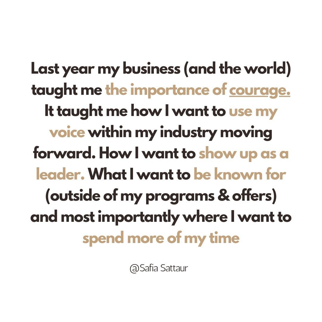 While 2023 was my most financially successful and so far most profitable year in business yet (we had 33% profit margins) 

And we experienced major growth and expansion in both our group programs and private mentorship 

I knew that going into 2024 