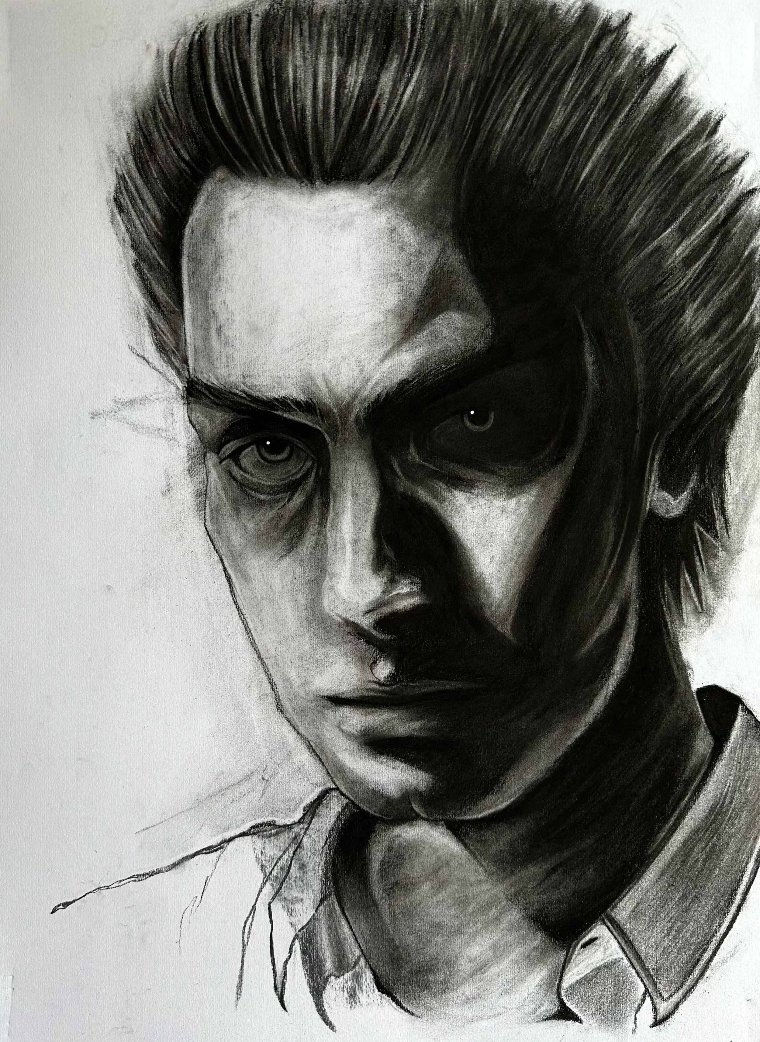“The Maestro” - Charcoal , 42x59.4cm