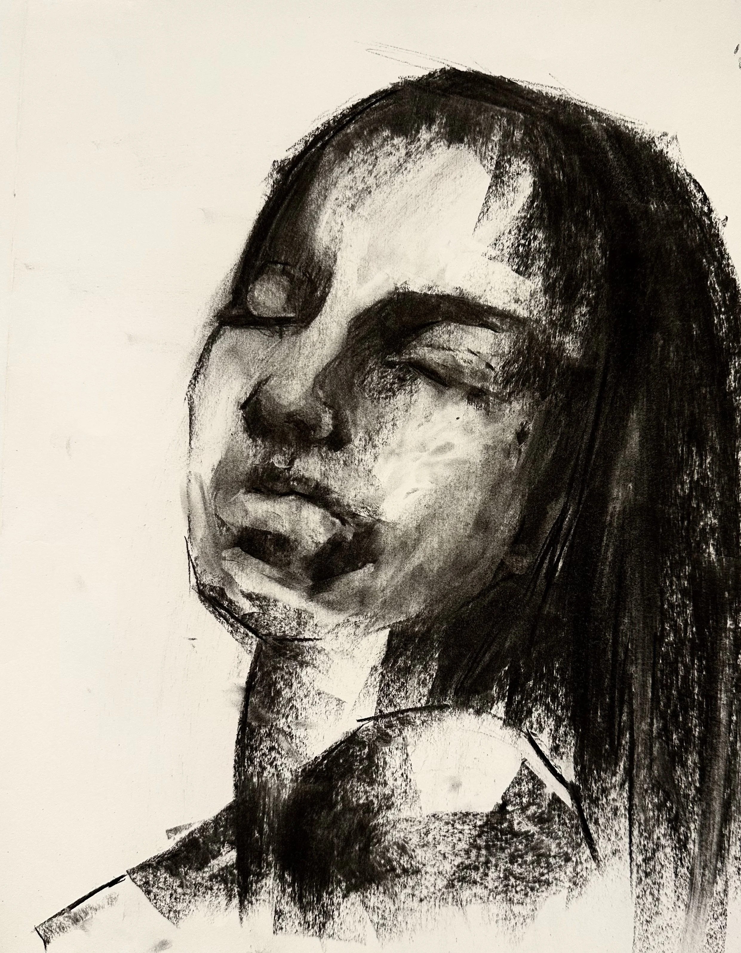 Charcoal , 21x29.7cm