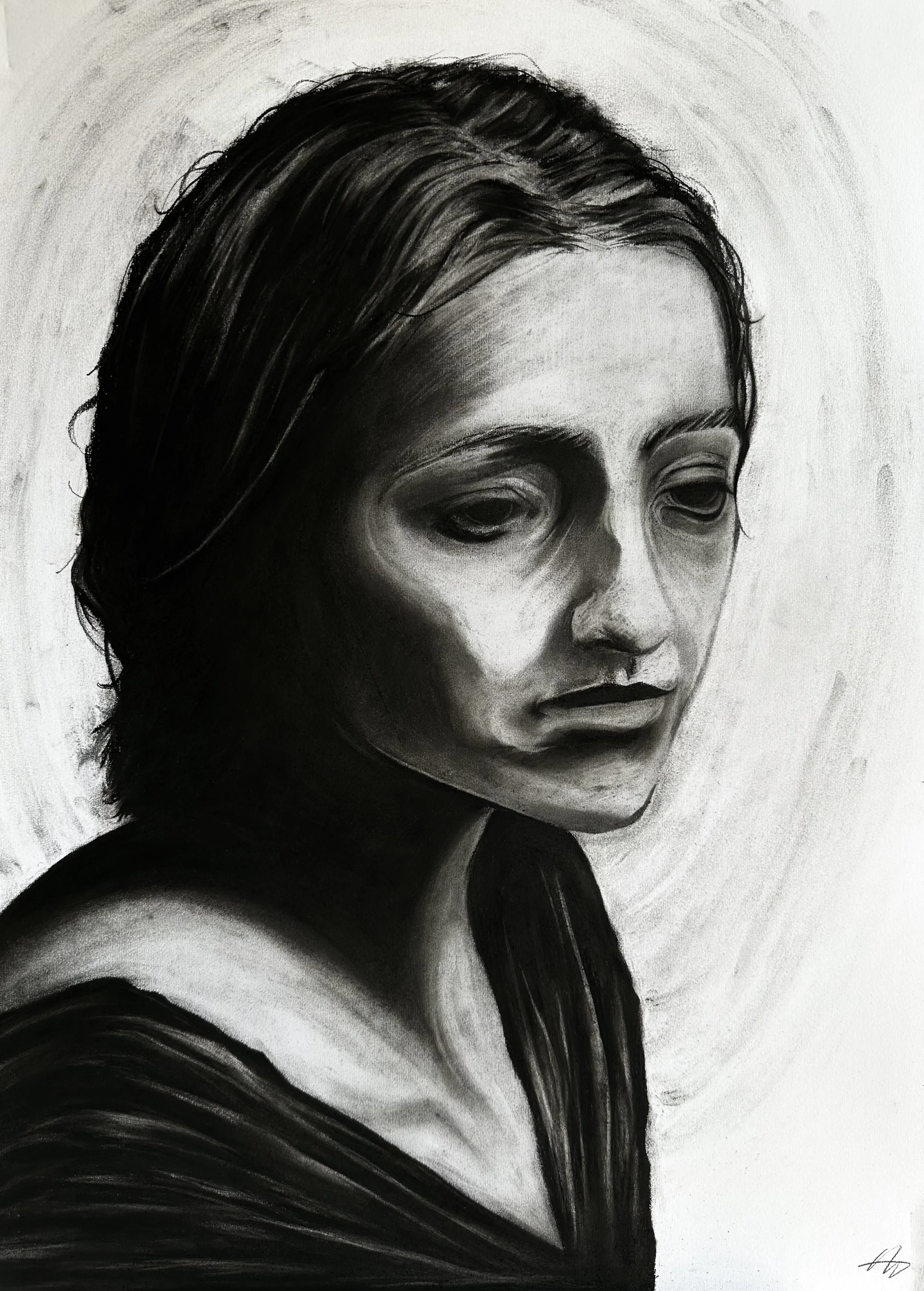 "Το Τέλος μου κι Αρχή" - Charcoal , 42x59.4cm