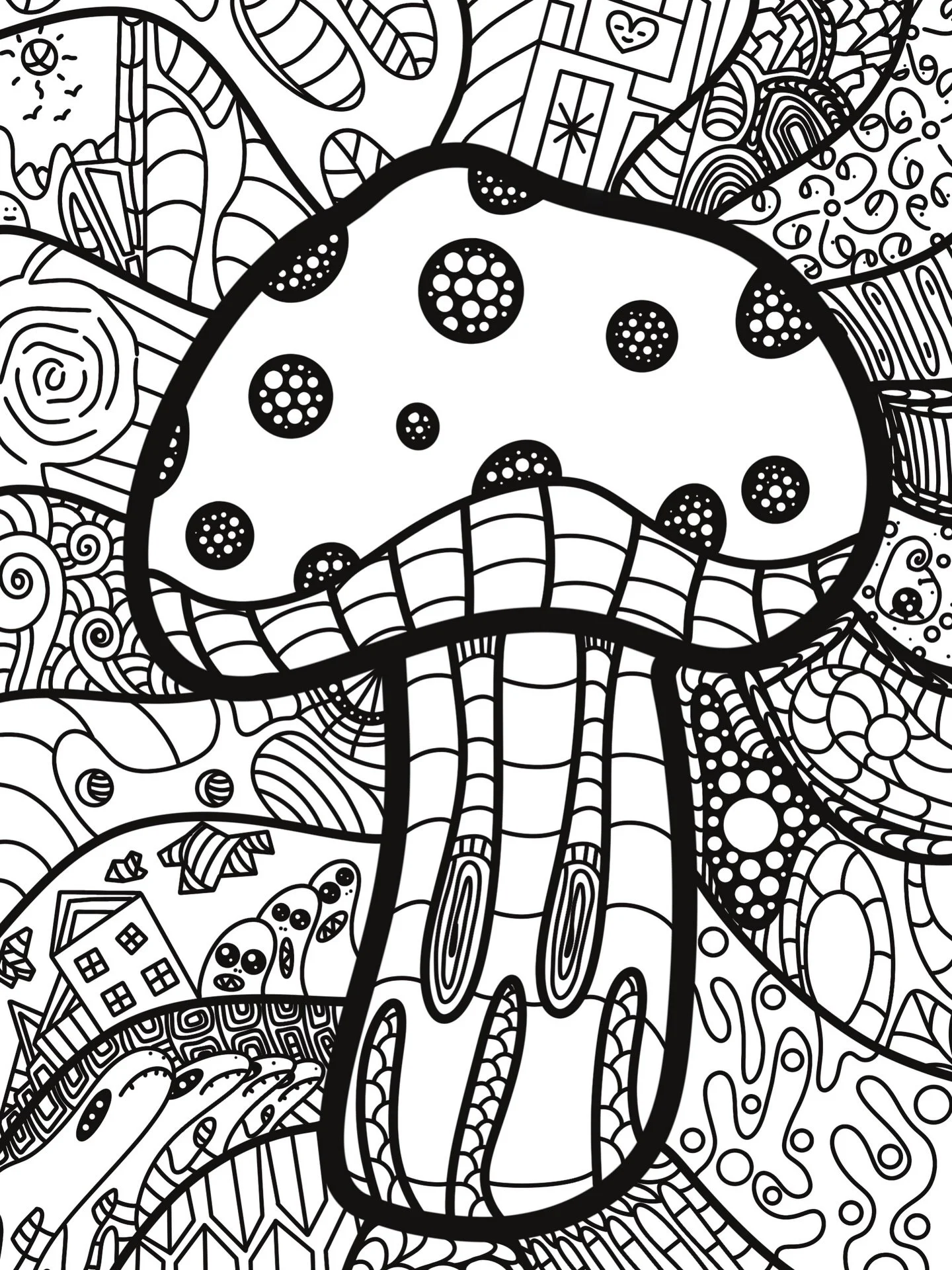 Mushroom power 🔥
Made in procreate 
#art