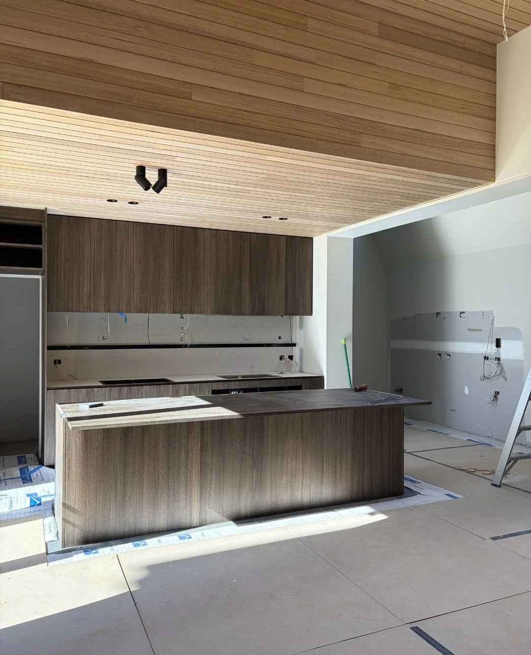 The kitchen at our Northcote Heritage project is nearly there.

The joinery is in, the finishing touches are being laid, and the space is beginning to feel like what it was always meant to be.