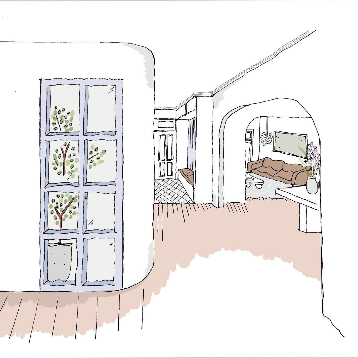 Some initial concept sketches for our Woollahra Project&hellip;

#sketch#interiordesignsydney#interiordesign#brickarches
