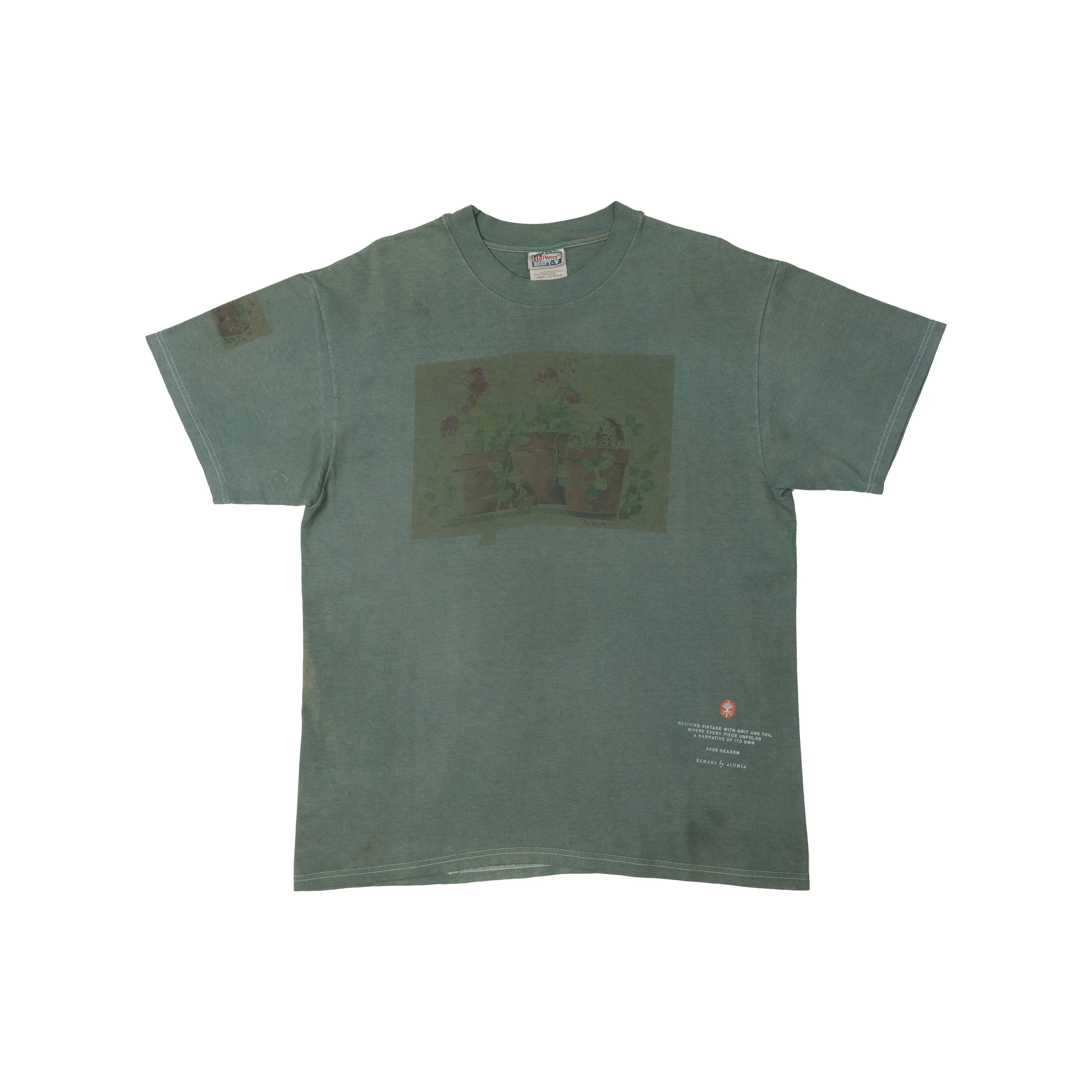 Remake Vintage T-Shirt (Floral) - Size Large