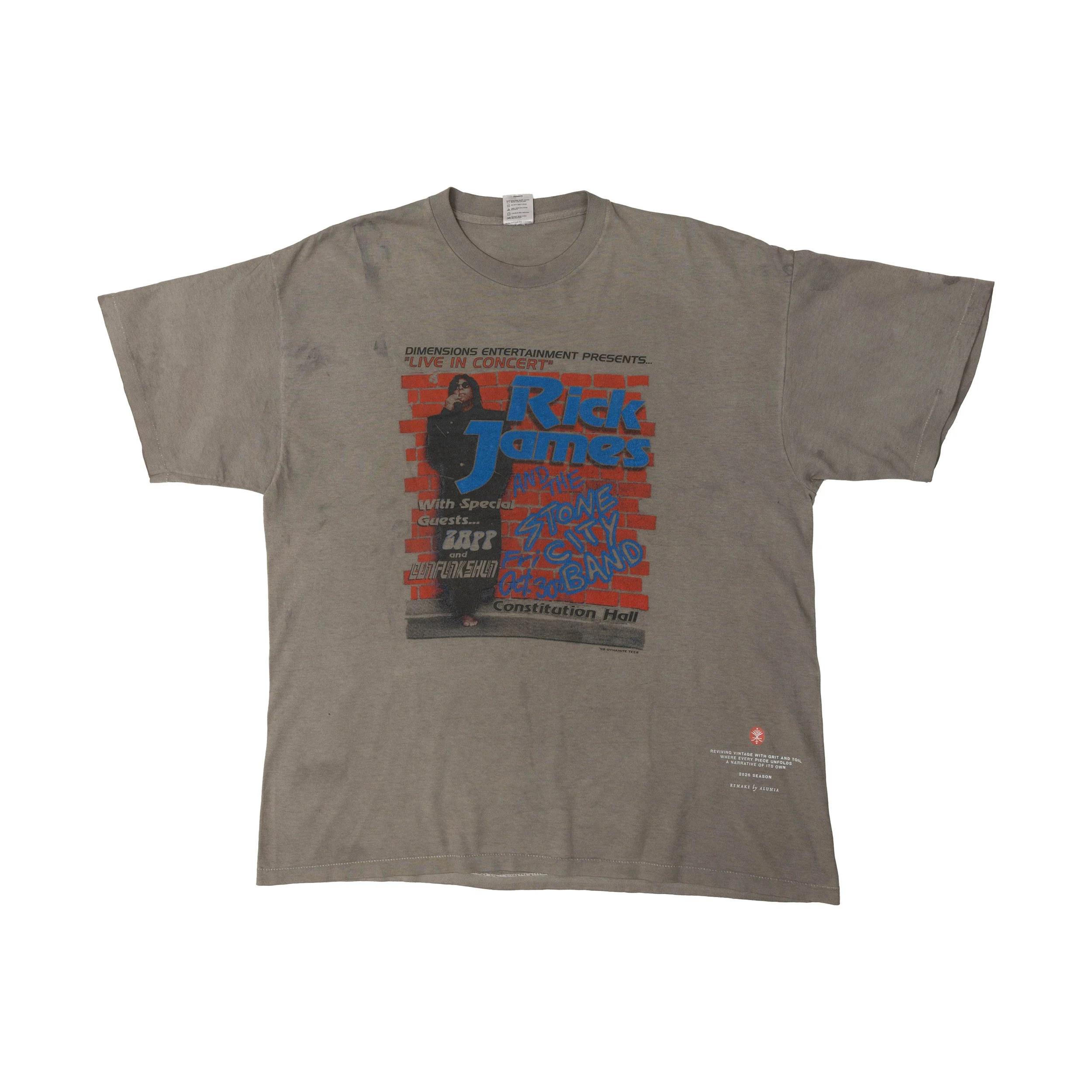 Remake Vintage T-Shirt (Rick James) - Size Extra-Large