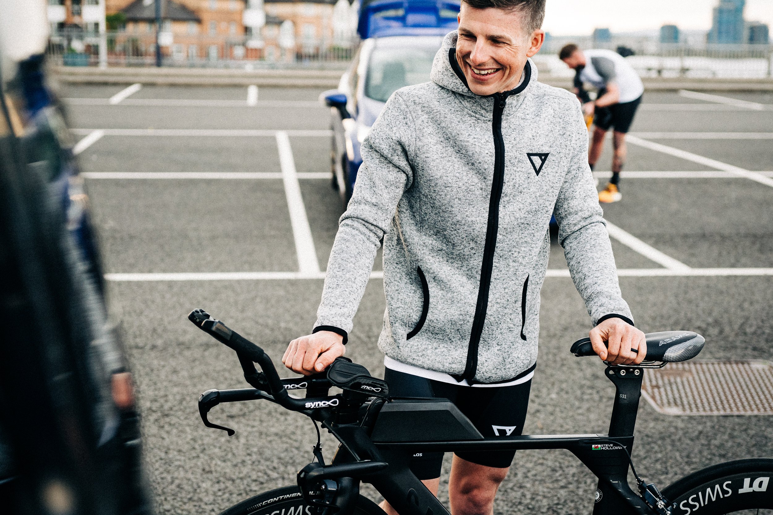 RÁS - Athlete smiling at an event