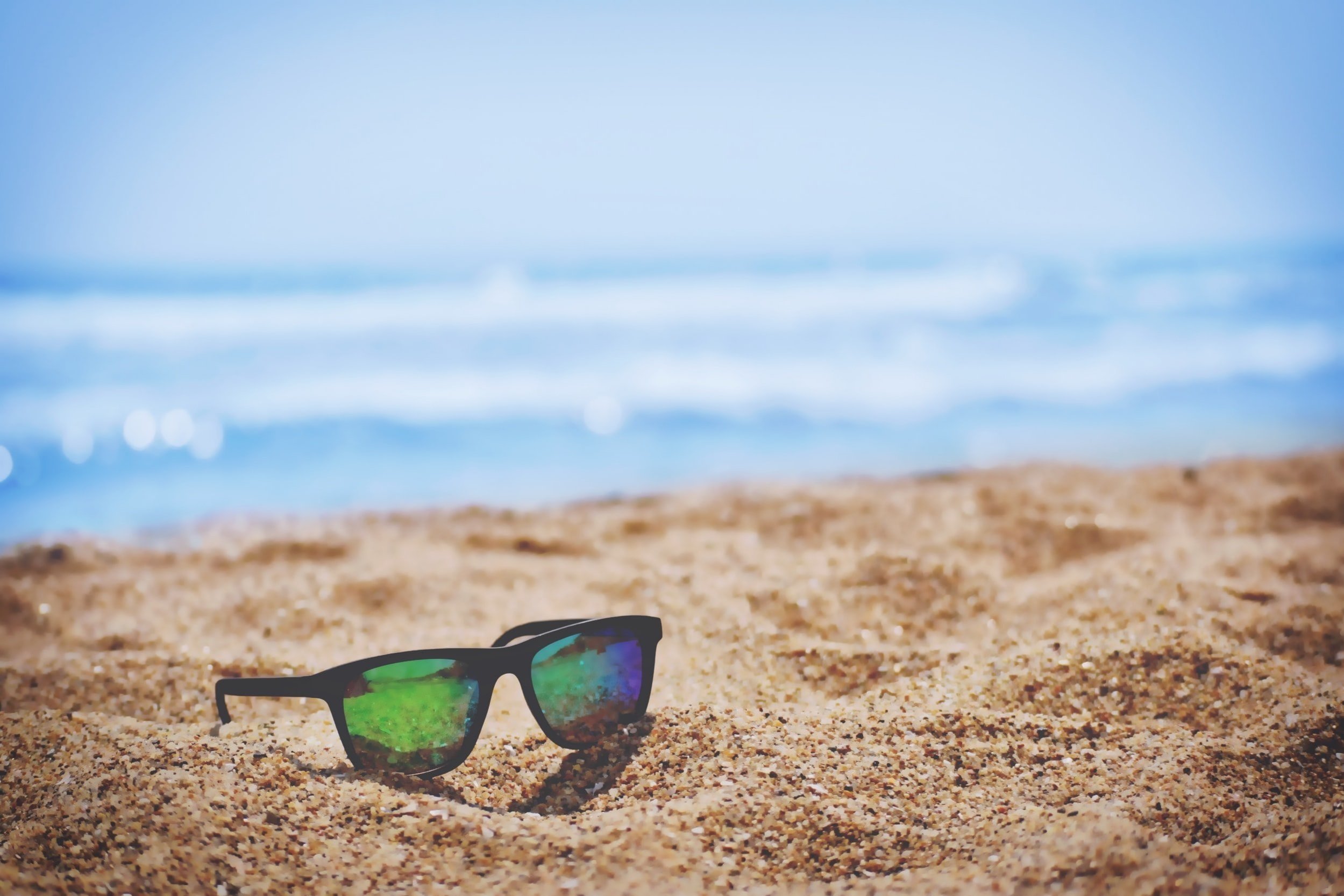 Beach deckchair