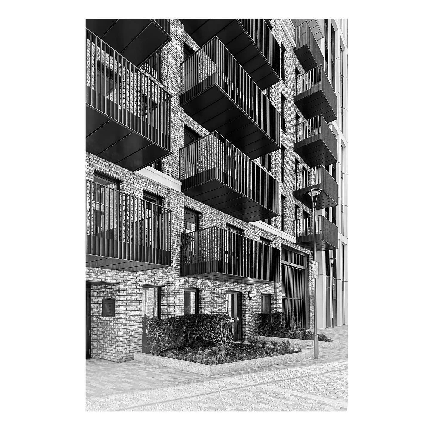 This snapshot of a development project for L&amp;Q in London Borough of Tower Hamlets is one of my favourites.

This building is one of several that comprise the Whitechapel Central project delivered by Mount Anvil.  Stockwool were the Architects.  I