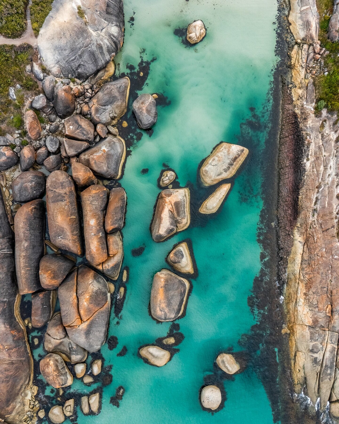 Can you believe we had this incredible beach to ourselves!? ✨

This magic spot is Elephant Rocks, only 5 hrs drive south of Perth just outside of Denmark 🐘 💧

Probably one of the most photographed beaches in Western Australia but it&rsquo;s easy to