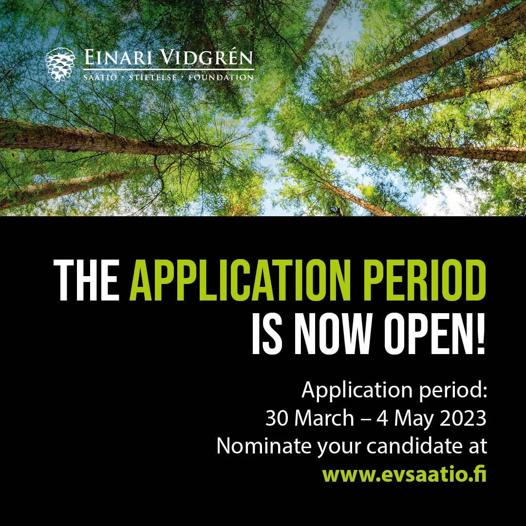 Einari Vidgrén Foundation is looking for responsible forestry professionals
