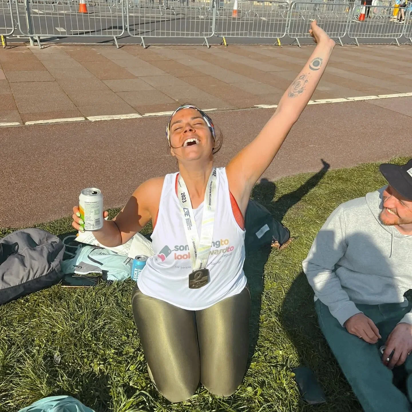 I RAN A MARATHON! I ran 26.2 miles! 🏆🏅 

What a whopper of a day... I felt all the emotions and it was the hardest thing I've ever done but I never gave up and I never lost sight of that finish line. All the training, all the anticipation has paid 
