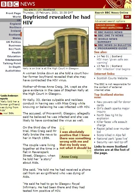 BBC News 15 Feb 2001