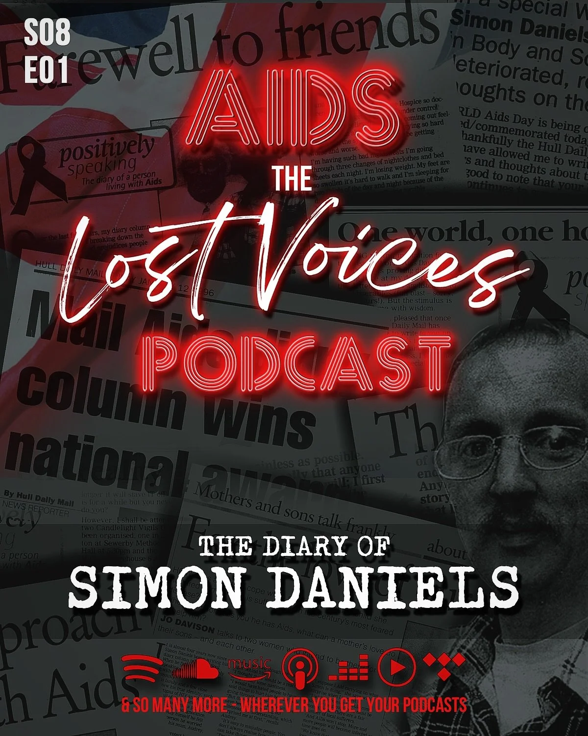 🚨NEW EPISODE📰:🎙 AIDS: The Lost Voices Podcast - Simon&rsquo;s Diary

Simon Daniels was a young gay man diagnosed with HIV/AIDS in 1993. Prior to his diagnosis, he worked as a restaurant manager and was actively involved in acting as well as HIV/AI