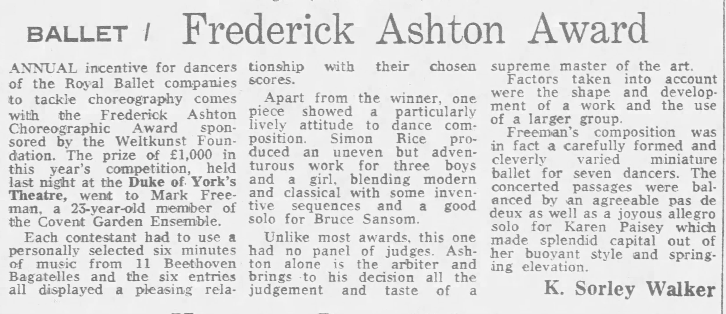 Daily Telegraph 12 Nov 1984
