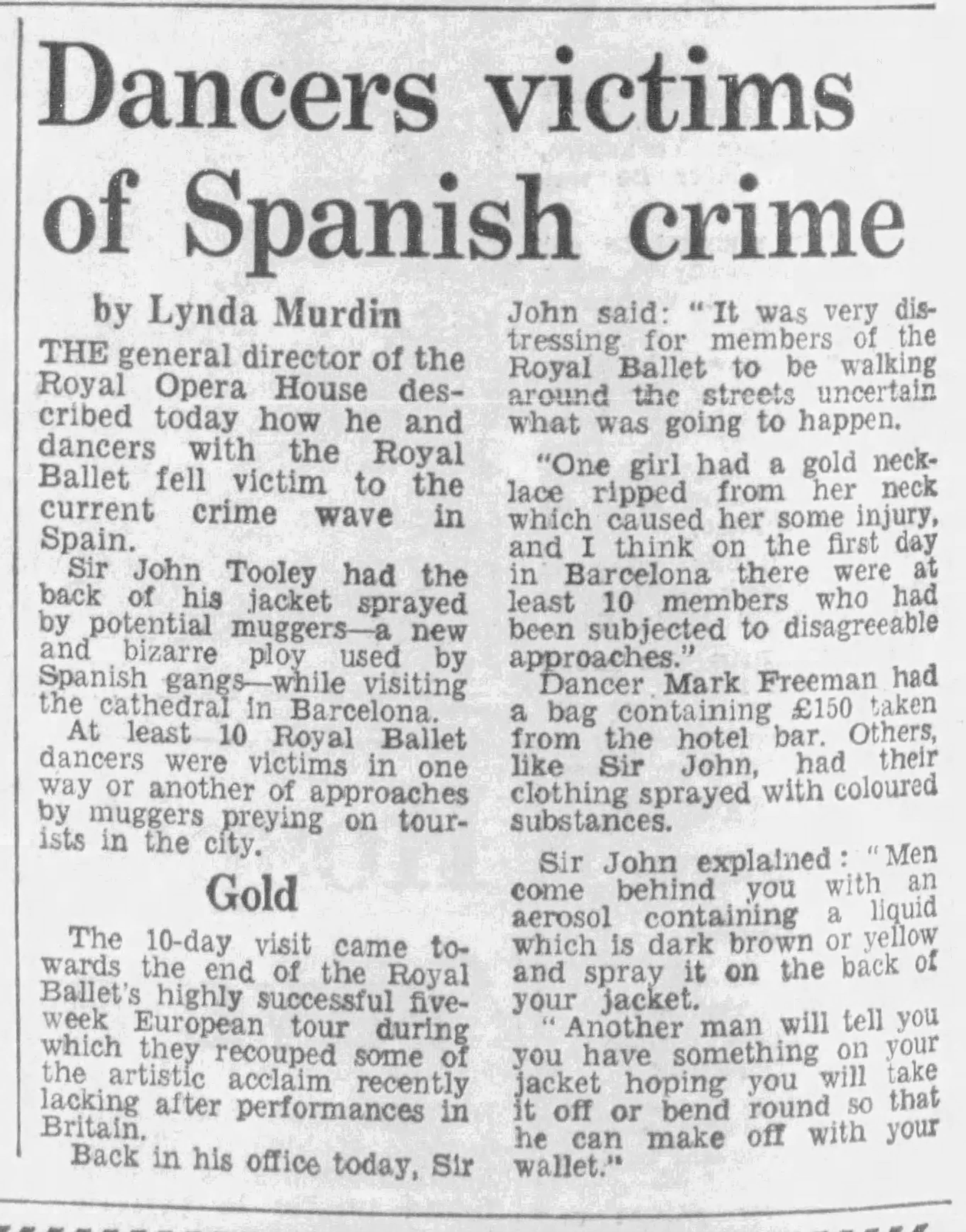 Evening Standard 24 May 1985