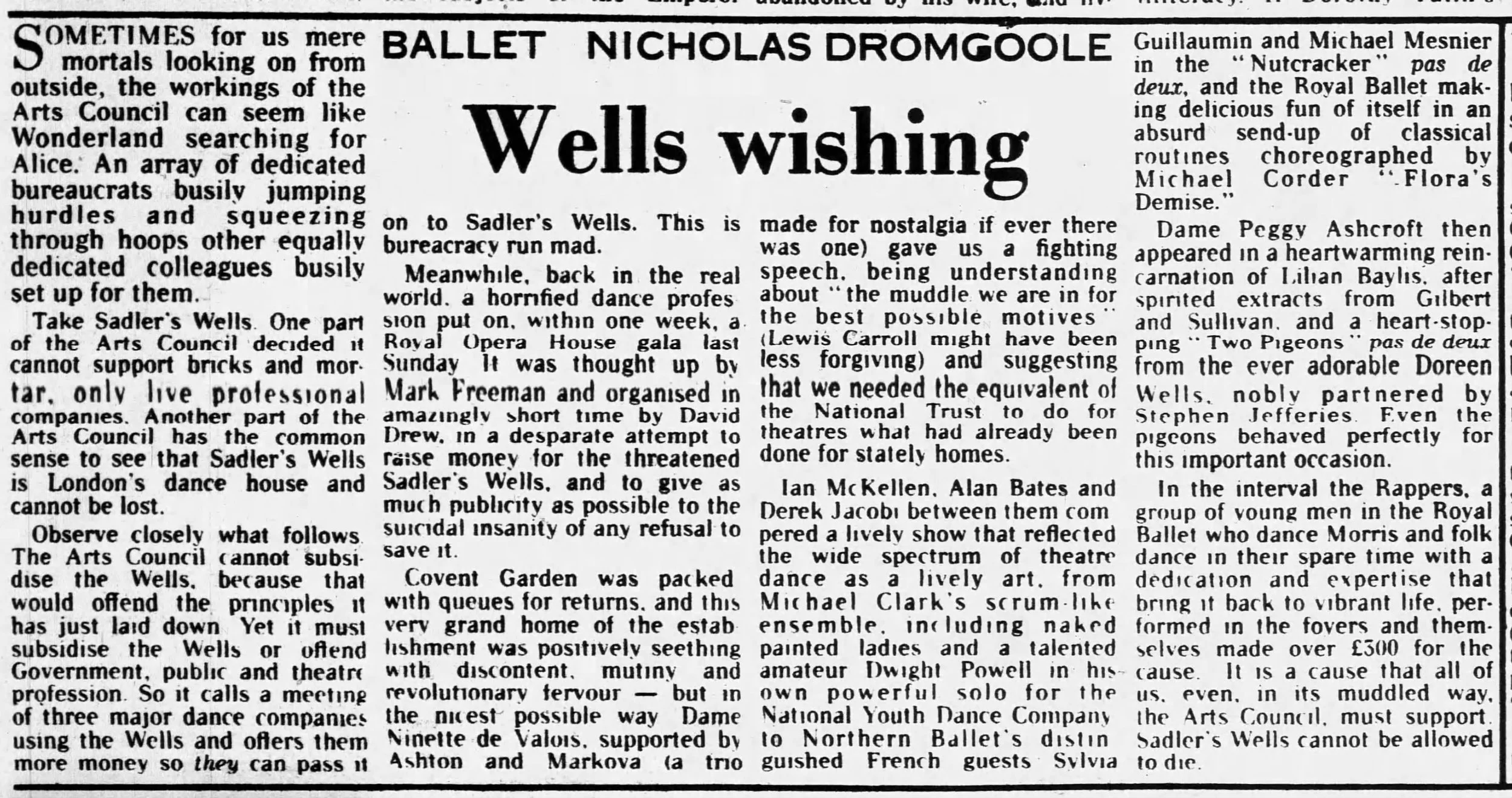 Sunday Telegraph 16 Feb 1986