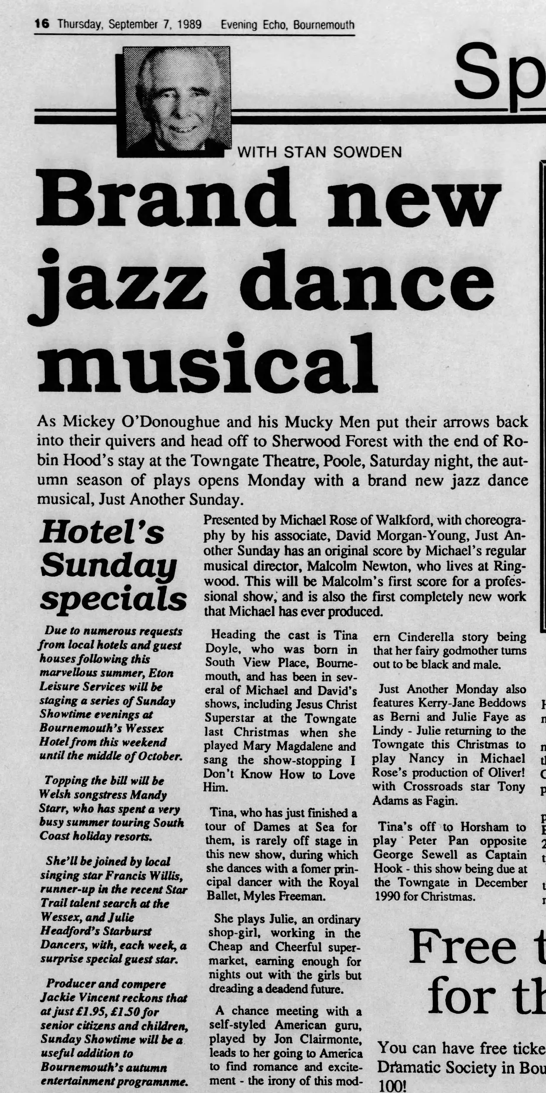 Daily Echo 7 Sep 1989