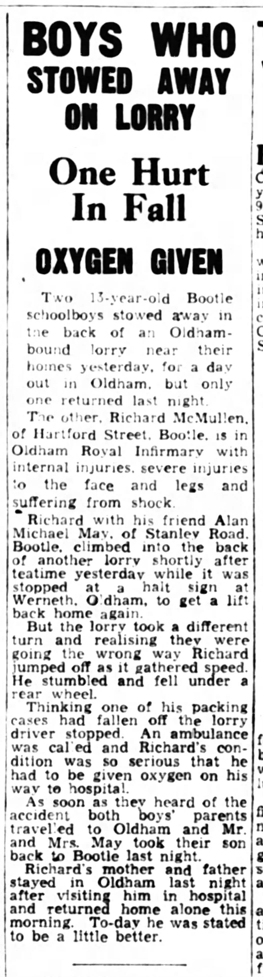 Liverpool Echo 17 Apr 1957