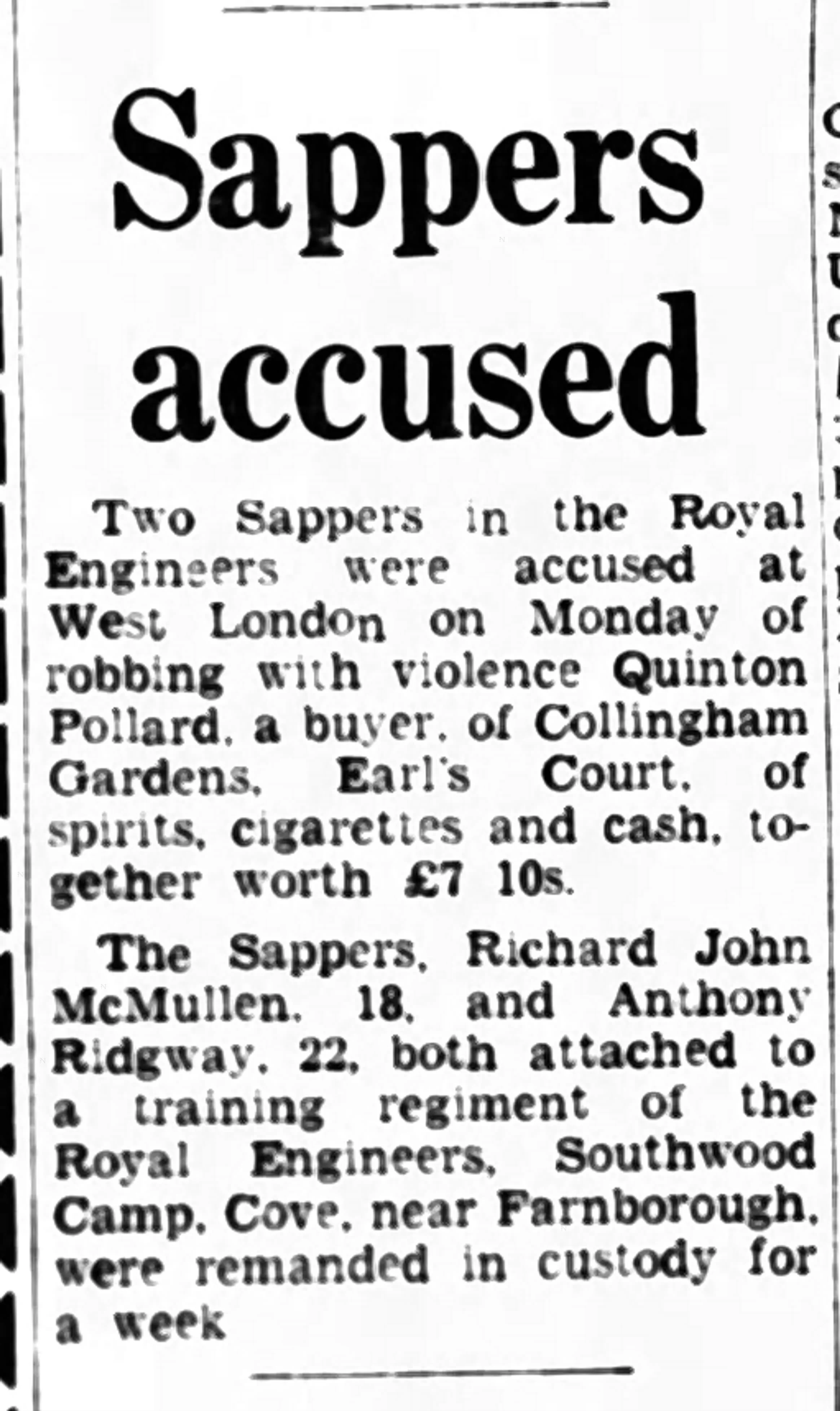 Chelsea News 29 Jun 1962